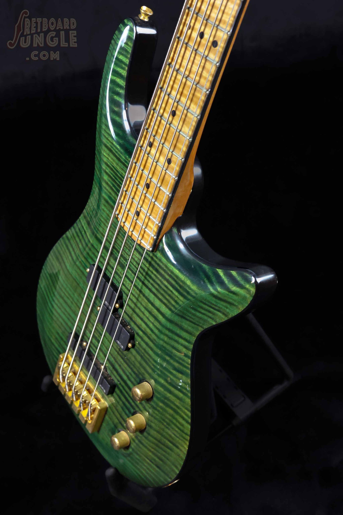 Andy Taylor Custom 5 String Bass - Green - 2021 - Aus