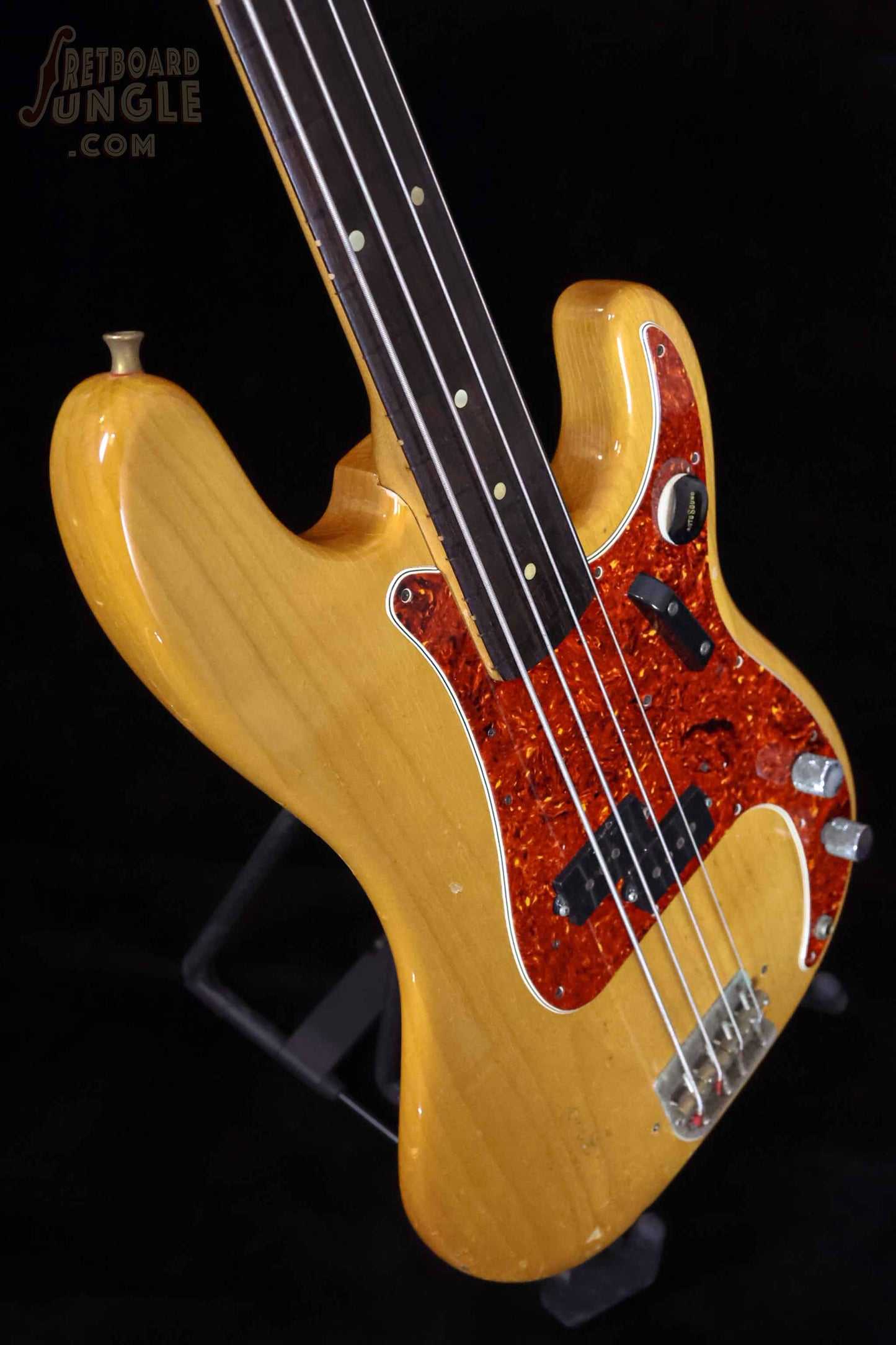 Vintage Fender Precision Bass - Fretless - Natural Refin - 1962 - USA