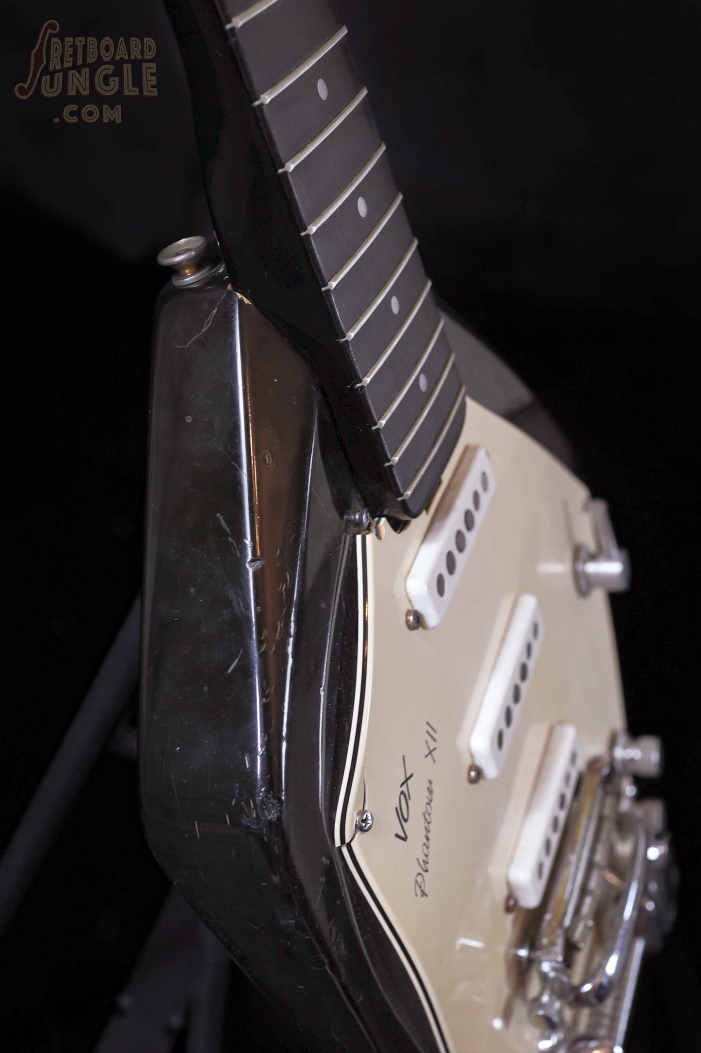 Vintage Vox Phantom XII 12 String Electric Guitar - Black - 1966 - Italy