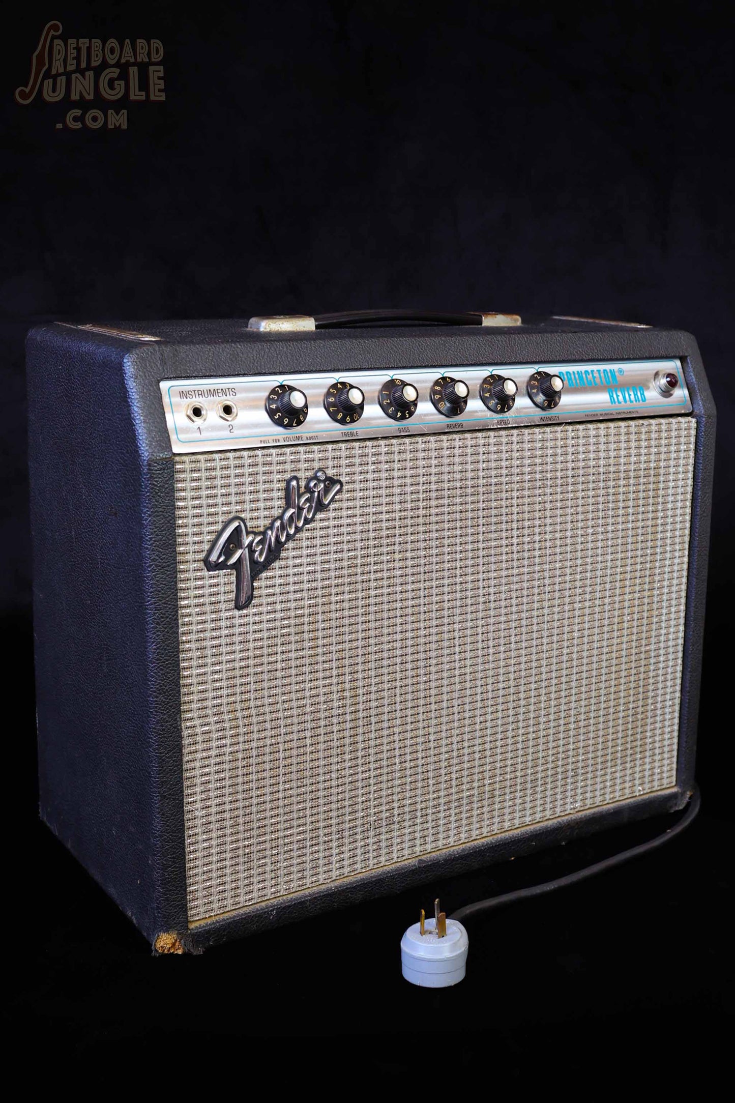 Fender Princeton Reverb Amp - Black Tolex - 1977 - USA