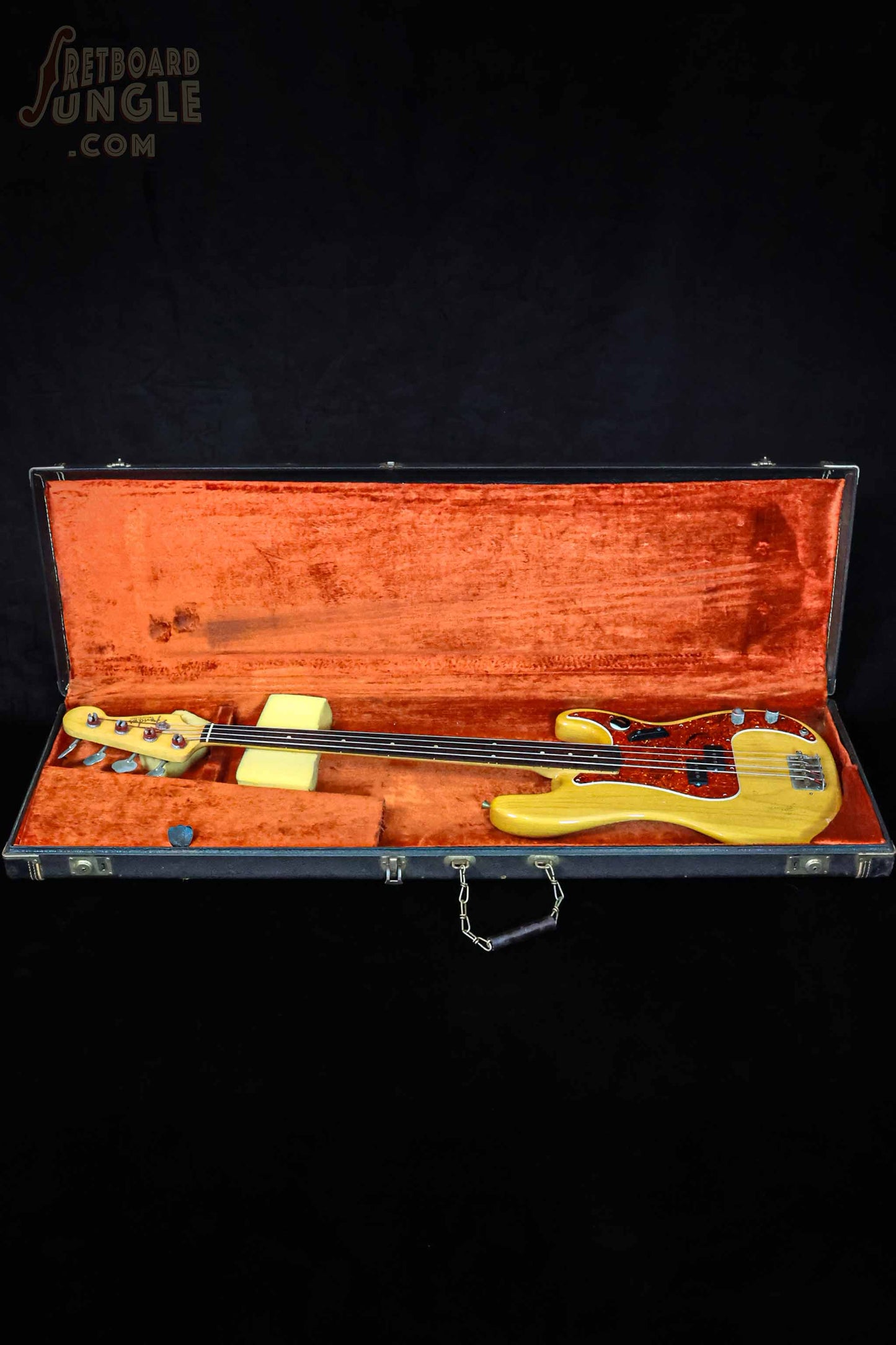 Vintage Fender Precision Bass - Fretless - Natural Refin - 1962 - USA