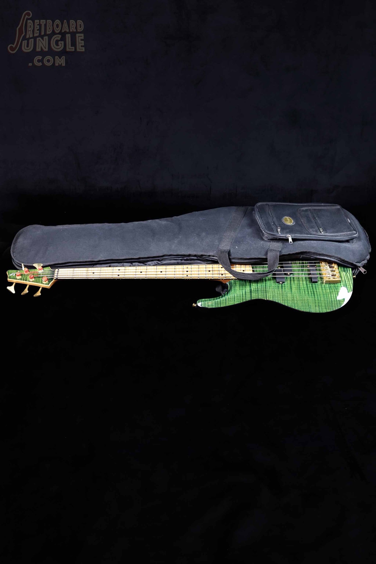 Andy Taylor Custom 5 String Bass - Green - 2021 - Aus