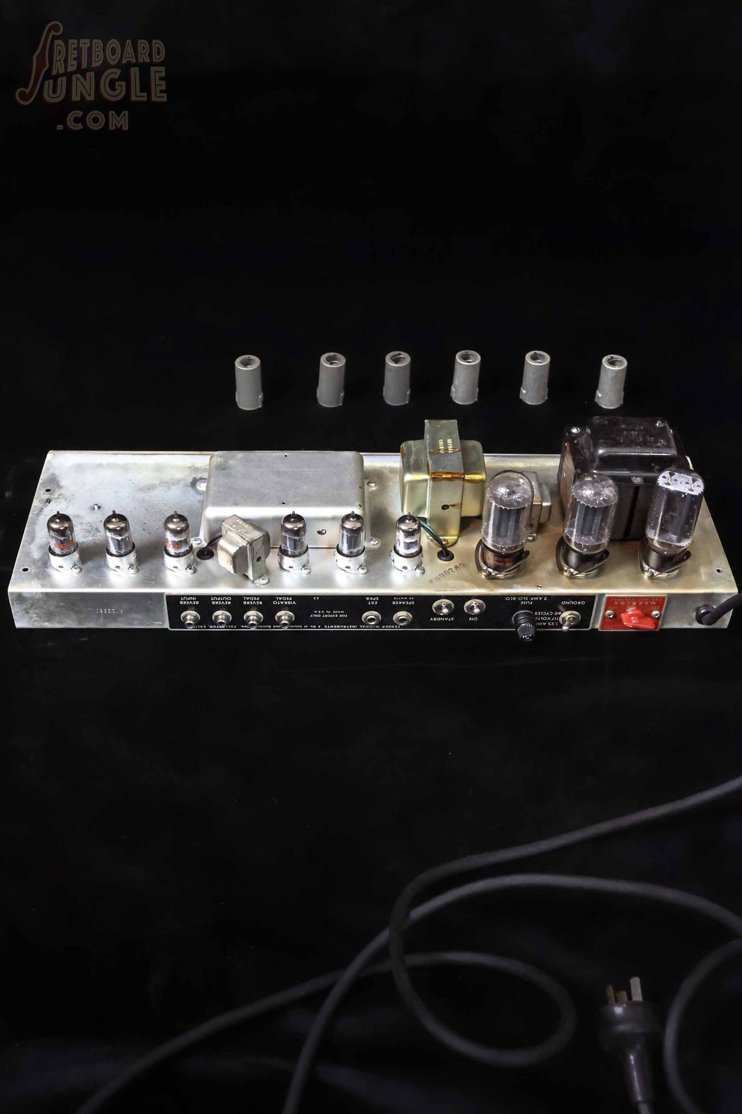 Vintage Fender Vibrolux Reverb "Drip Edge" Amp - Black Tolex - 1968/69 - Made in USA