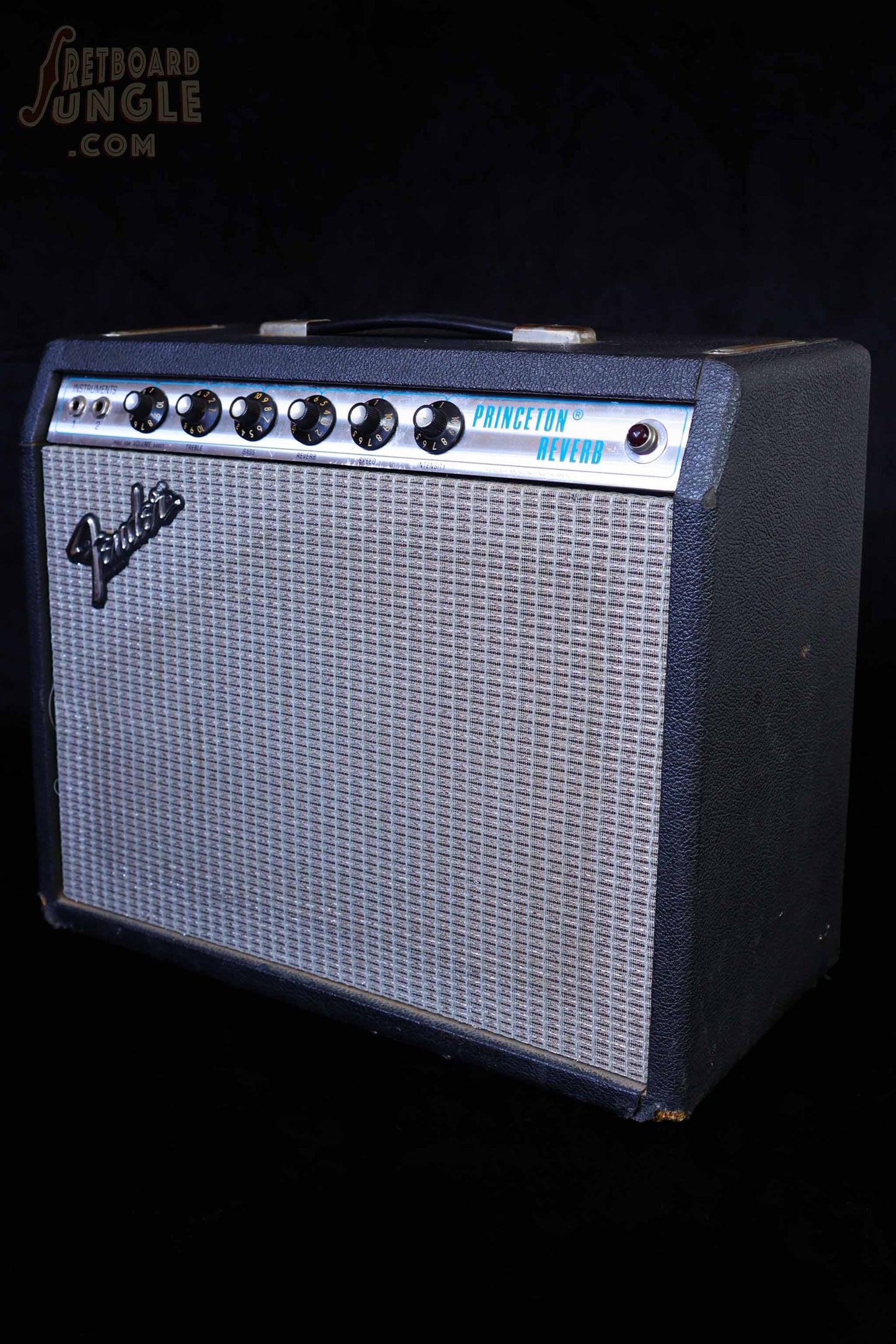 Fender Princeton Reverb Amp - Black Tolex - 1977 - USA