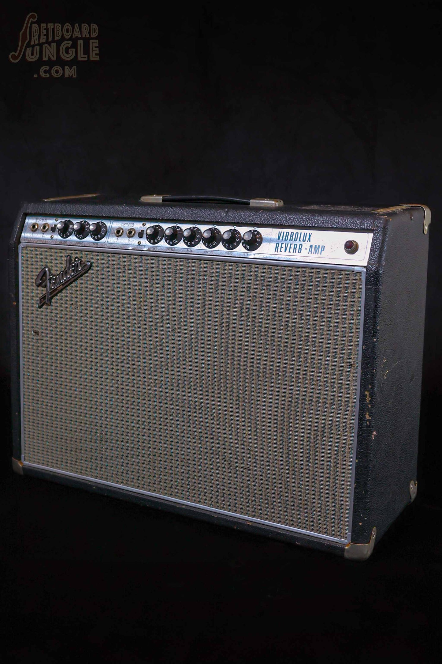 Vintage Fender Vibrolux Reverb Amp - Black - 1968 - USA