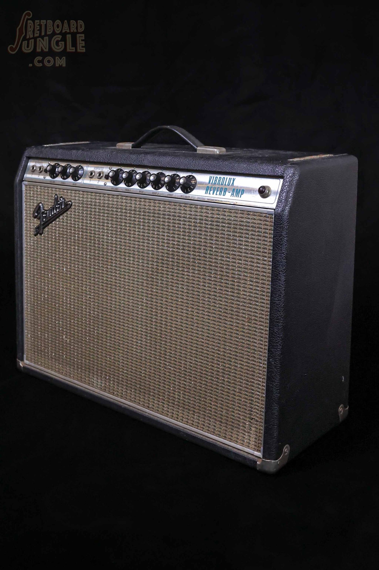 Vintage Fender Vibrolux Reverb "Drip Edge" Amp - Black Tolex - 1968/69 - Made in USA