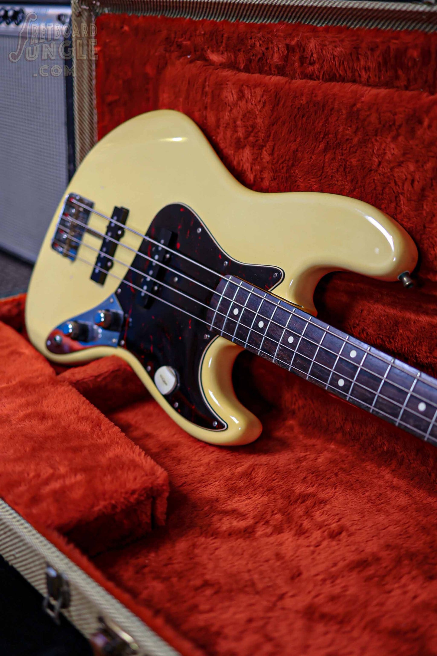 Fender Jazz Bass '62 Reissue - Vintage Olympic White - 1983 - USA