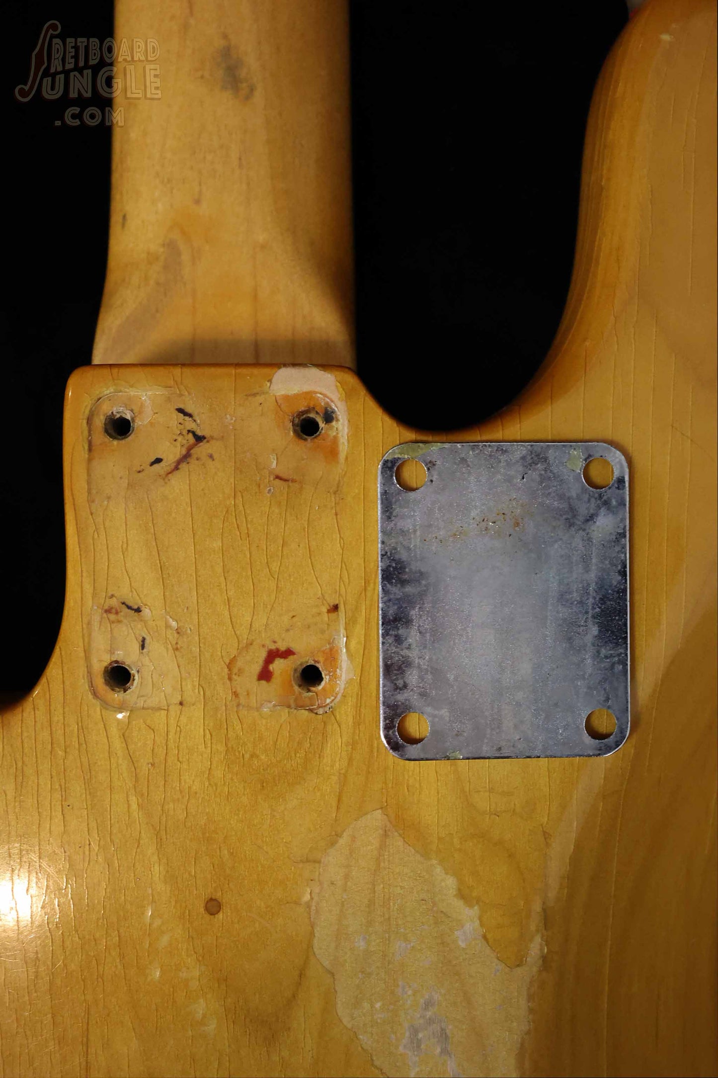 Vintage Fender Precision Bass - Fretless - Natural Refin - 1962 - USA