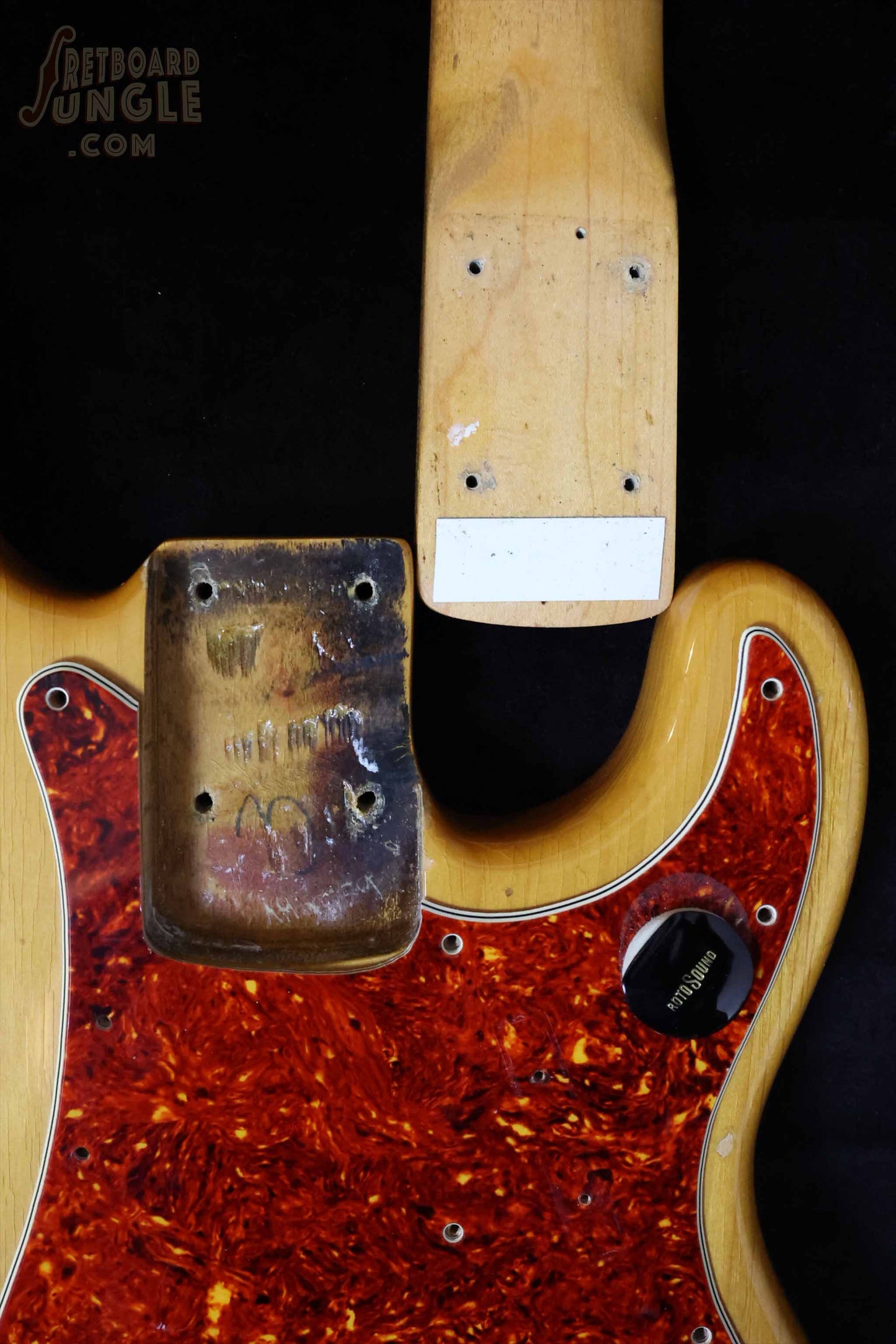 Vintage Fender Precision Bass - Fretless - Natural Refin - 1962 - USA