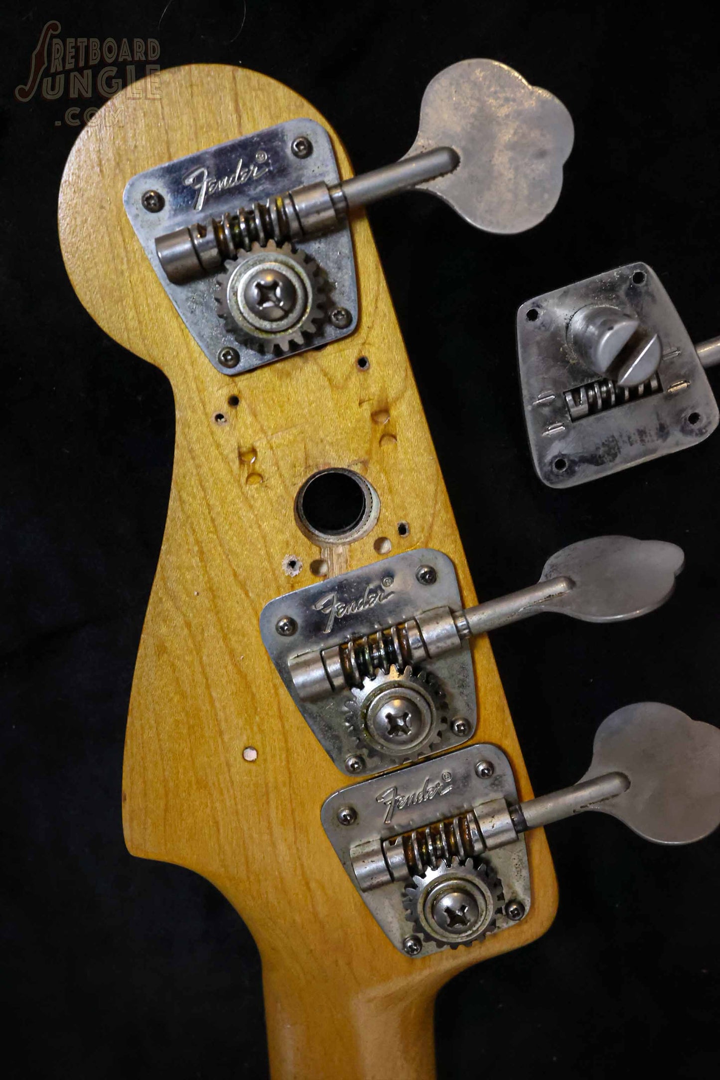 Vintage Fender Precision Bass - Fretless - Natural Refin - 1962 - USA