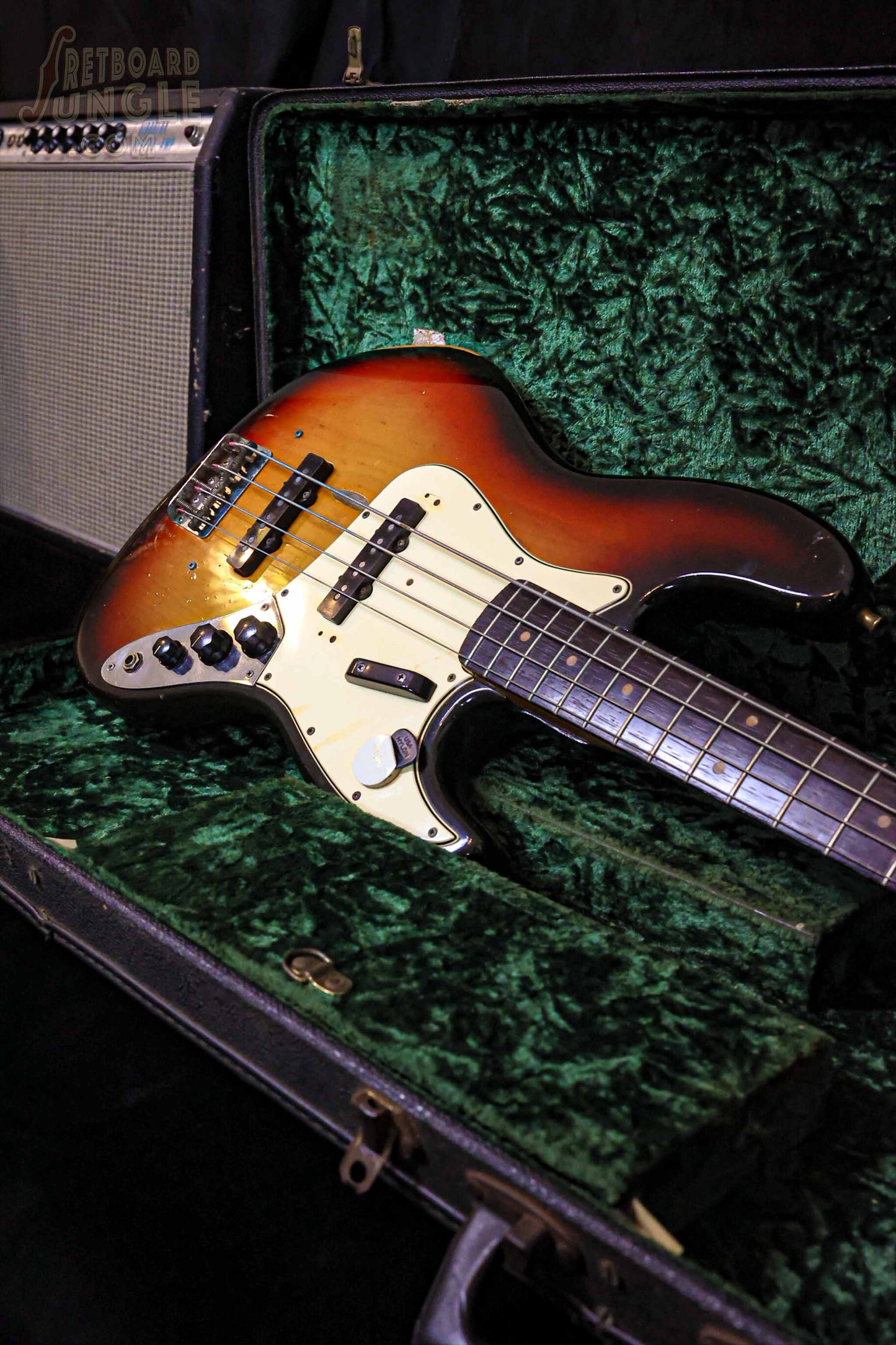 Vintage Fender Jazz Bass Vintage 1964/1971 - Sunburst - USA