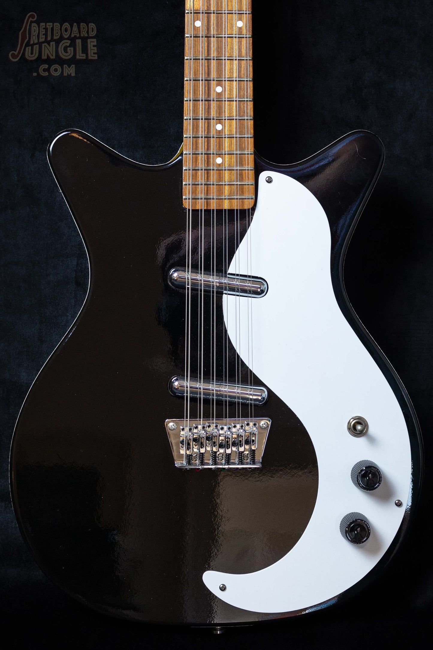 Danelectro '59 12 String (12SDC) - Black - 2000s - Korea