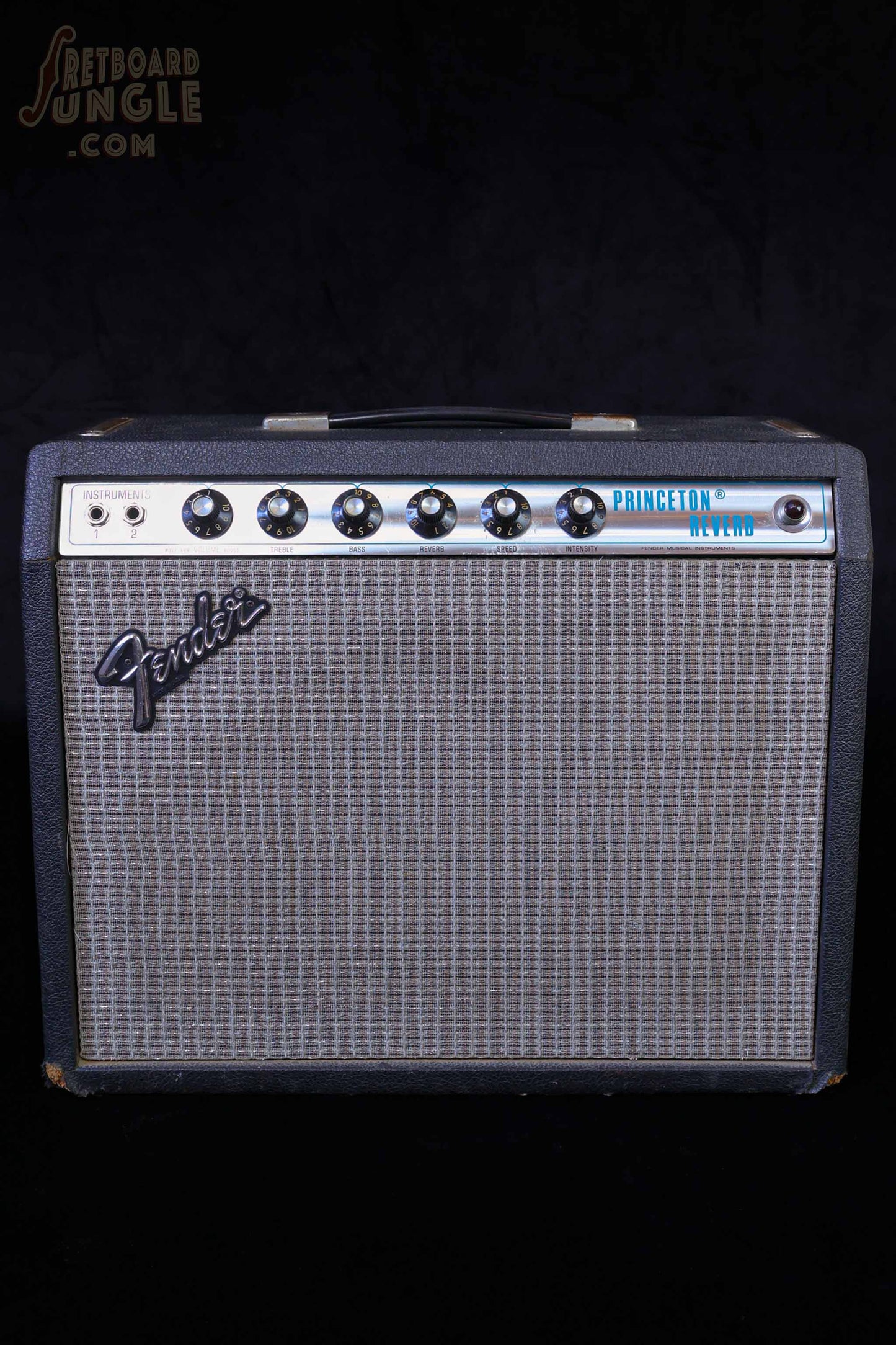 Fender Princeton Reverb Amp - Black Tolex - 1977 - USA