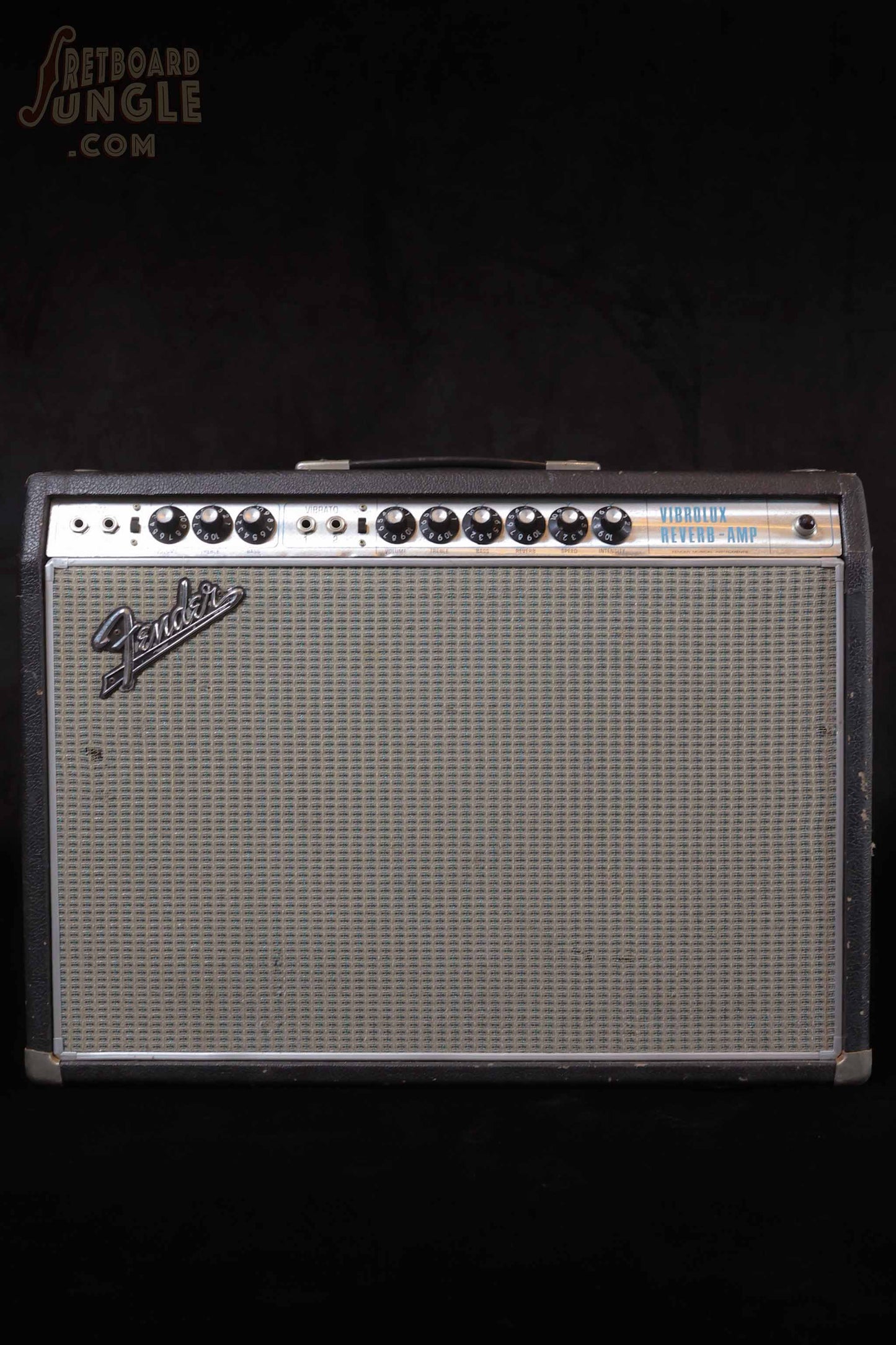 Vintage Fender Vibrolux Reverb Amp - Black - 1968 - USA