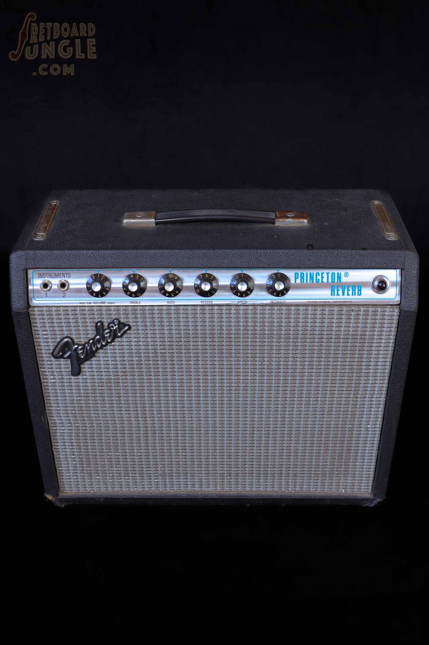 Fender Princeton Reverb Amp - Black Tolex - 1977 - USA