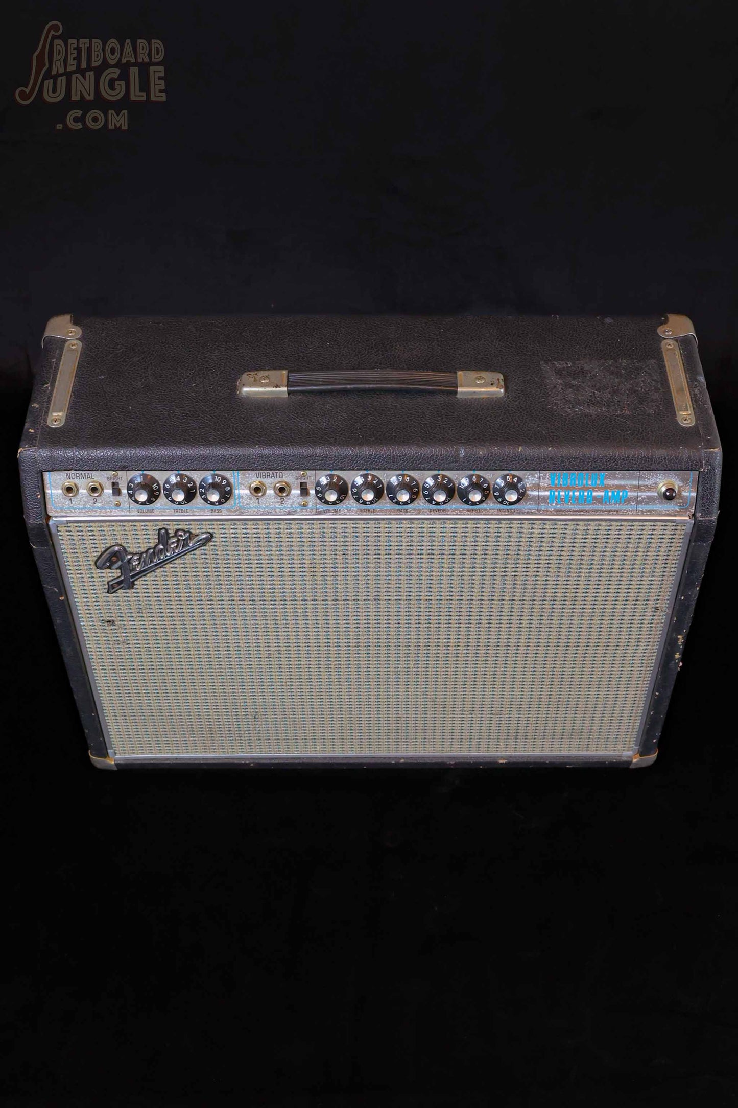 Vintage Fender Vibrolux Reverb Amp - Black - 1968 - USA