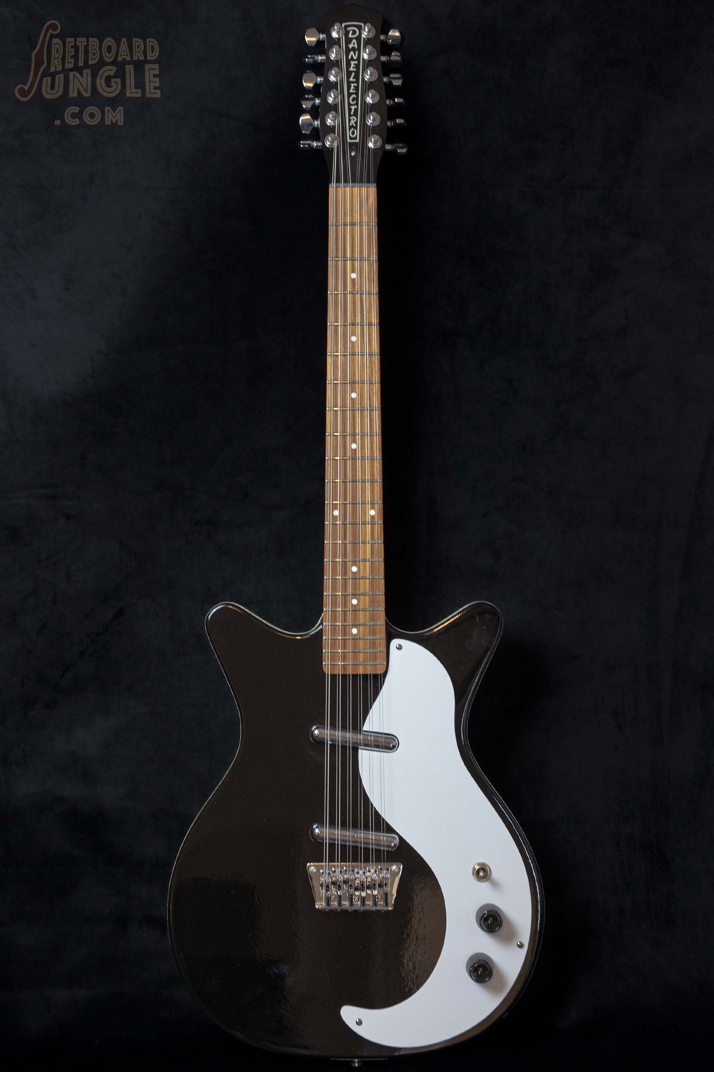 Danelectro '59 12 String (12SDC) - Black - 2000s - Korea
