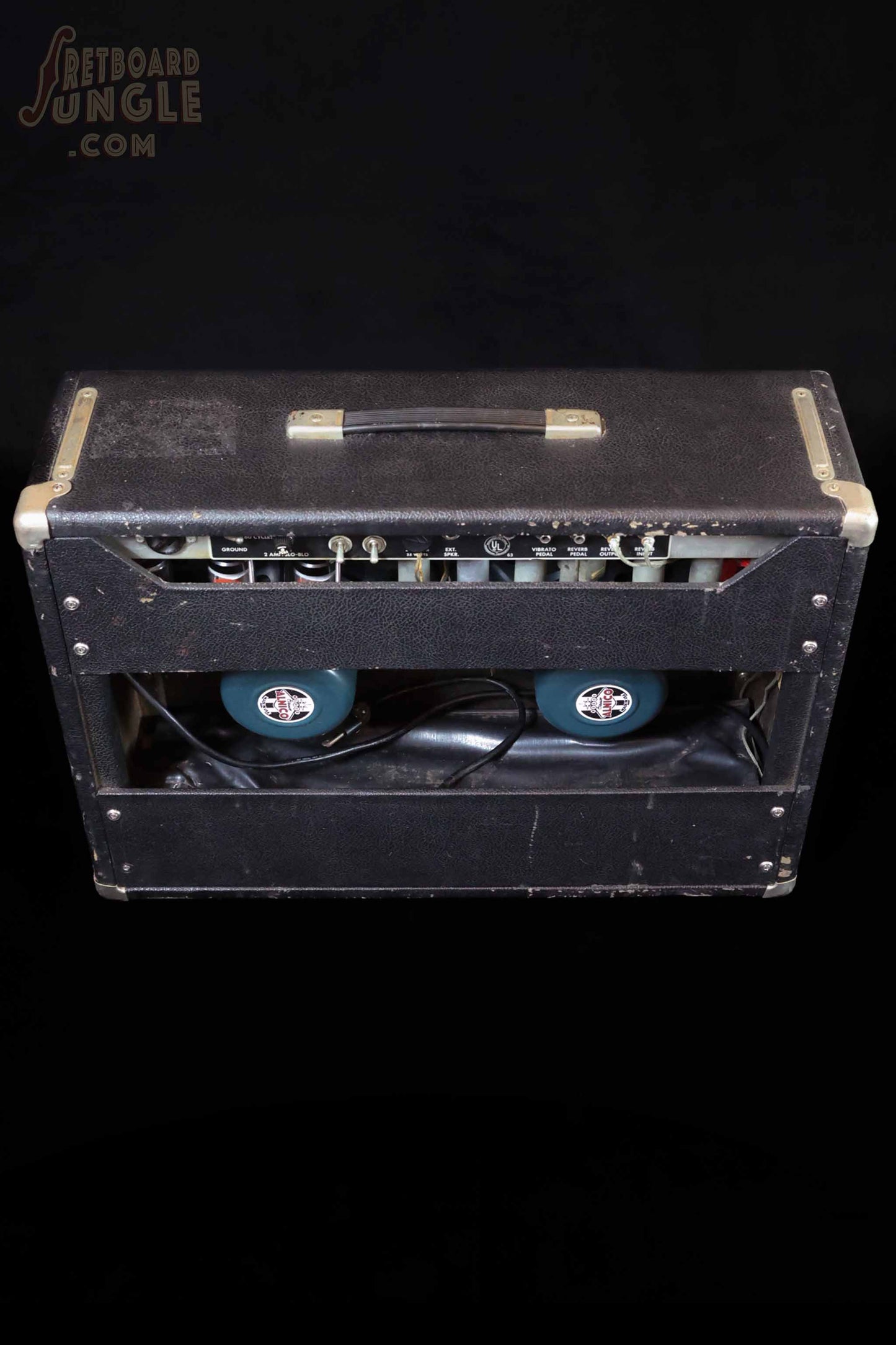 Vintage Fender Vibrolux Reverb Amp - Black - 1968 - USA