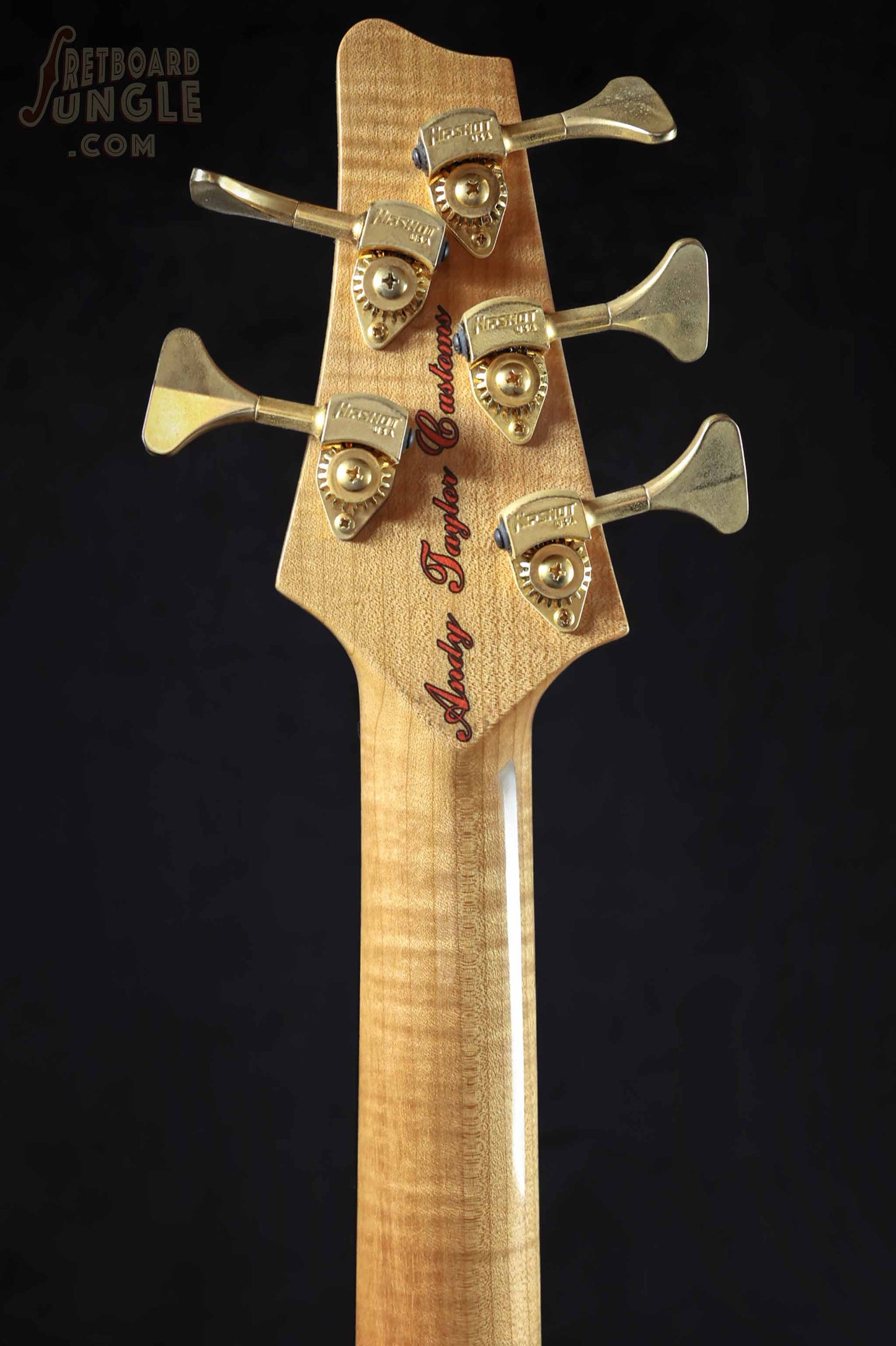 Andy Taylor Custom 5 String Bass - Green - 2021 - Aus