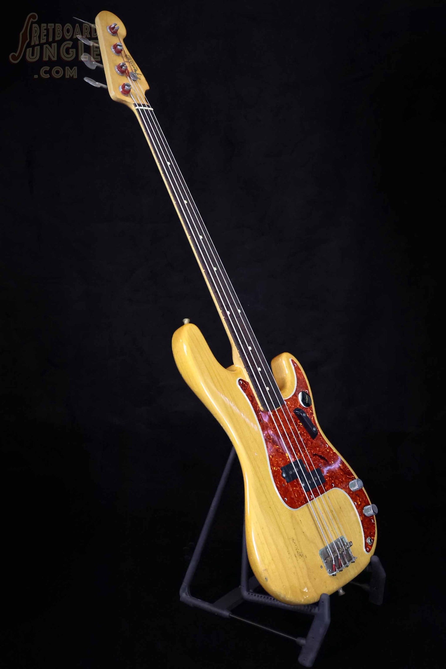 Vintage Fender Precision Bass - Fretless - Natural Refin - 1962 - USA