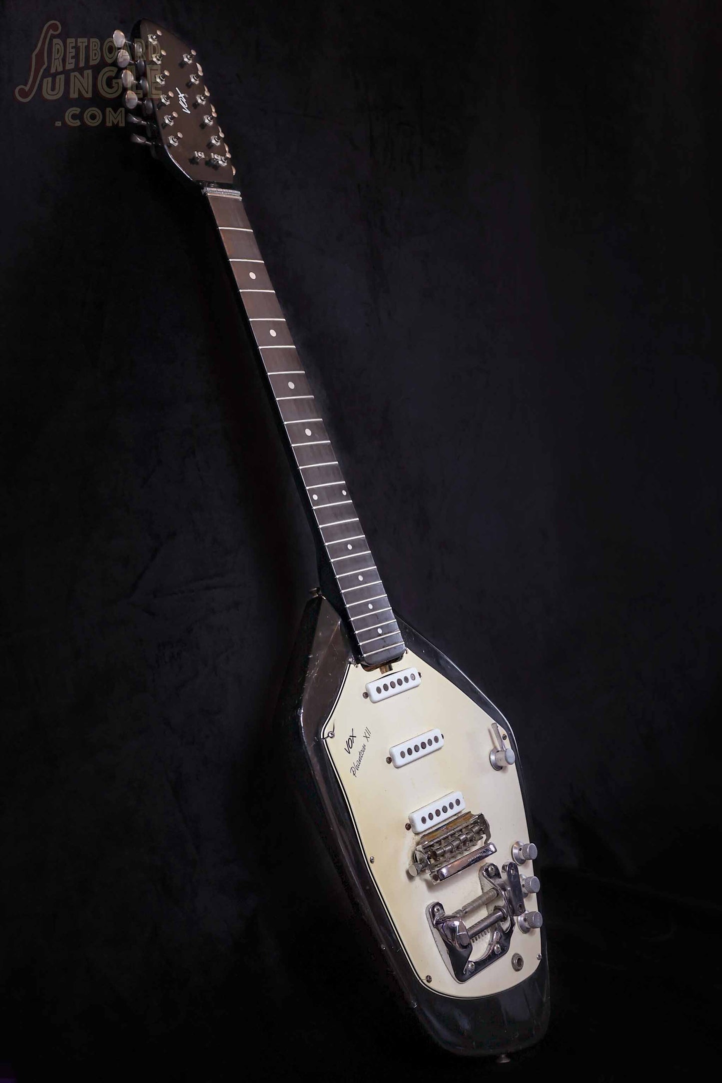 Vintage Vox Phantom XII 12 String Electric Guitar - Black - 1966 - Italy
