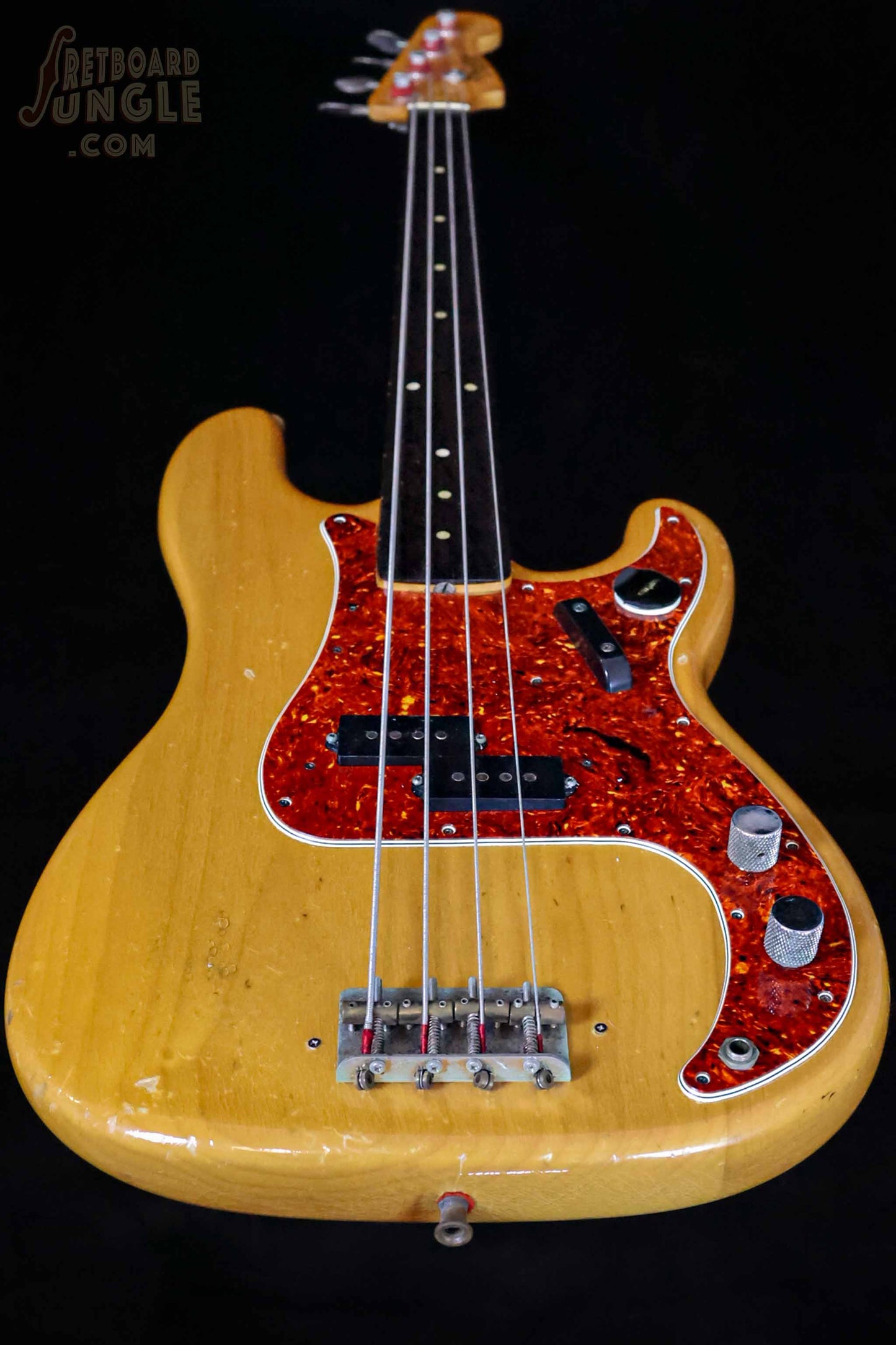Vintage Fender Precision Bass - Fretless - Natural Refin - 1962 - USA