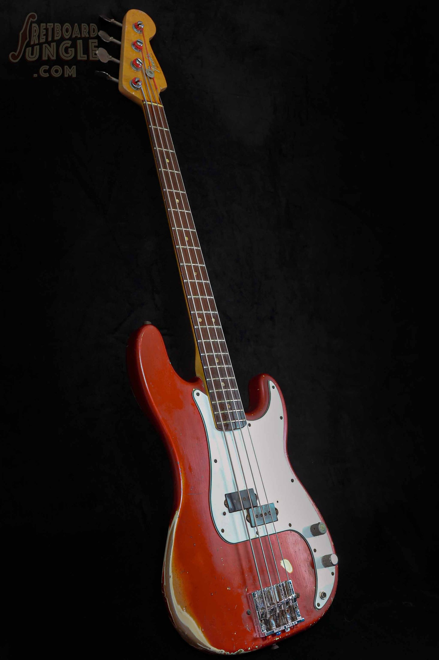 Vintage Fender Precision Bass - Candy Apple Red - 1966 - USA