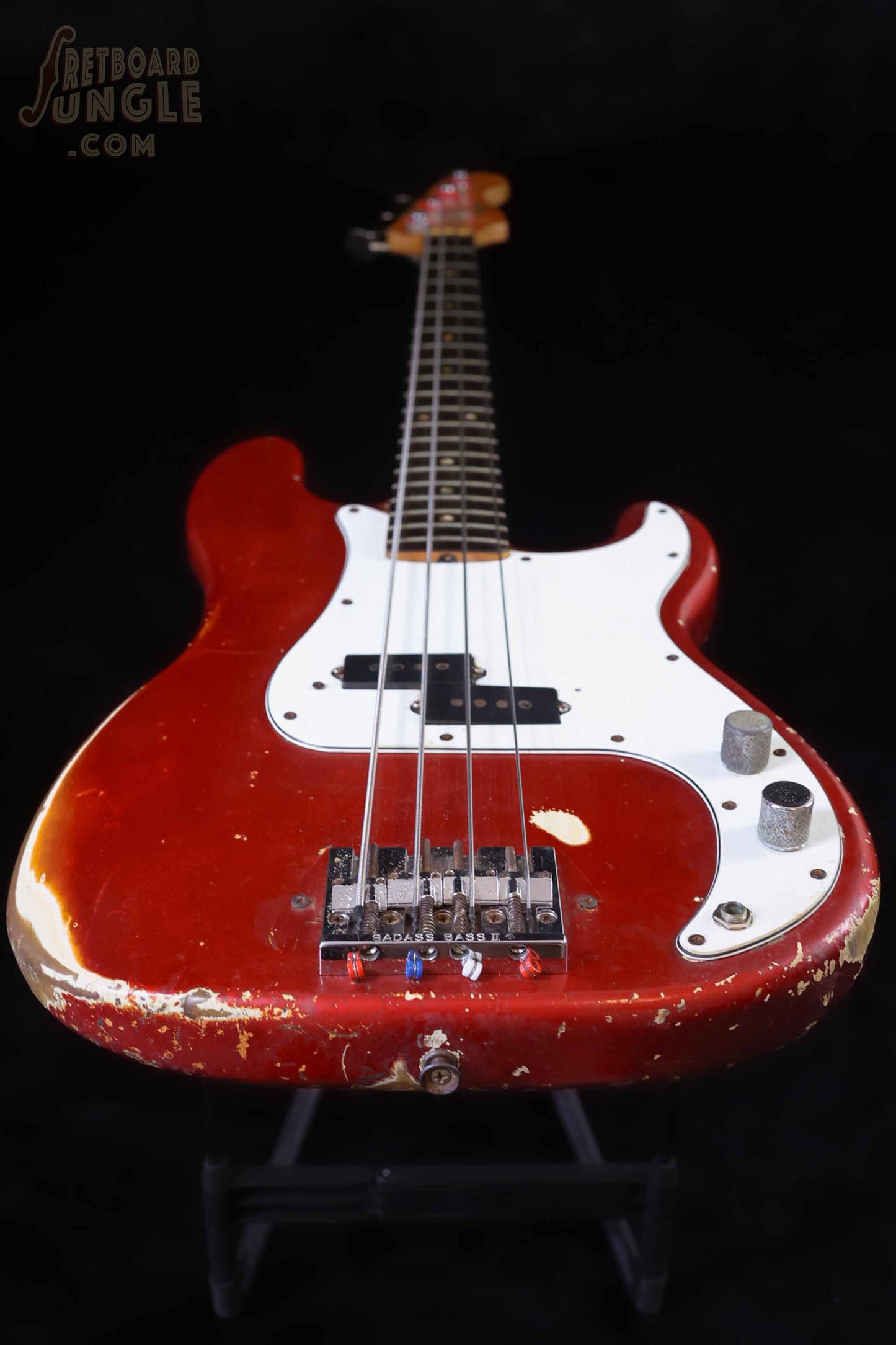 Vintage Fender Precision Bass - Candy Apple Red - 1966 - USA
