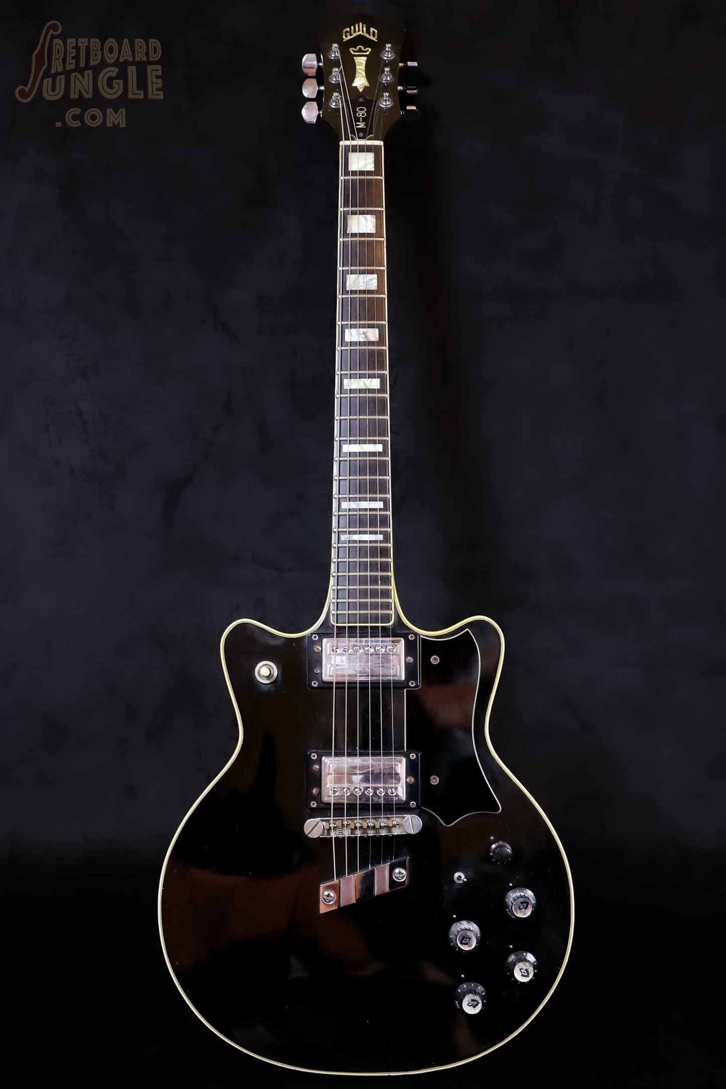 Vintage Guild M-80 - Black - 1977