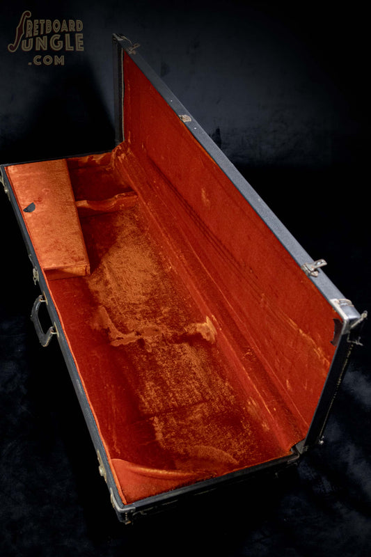 Fender "No Logo" Pre CBS Bass Case | Black Tolex | USA | 1962-1964