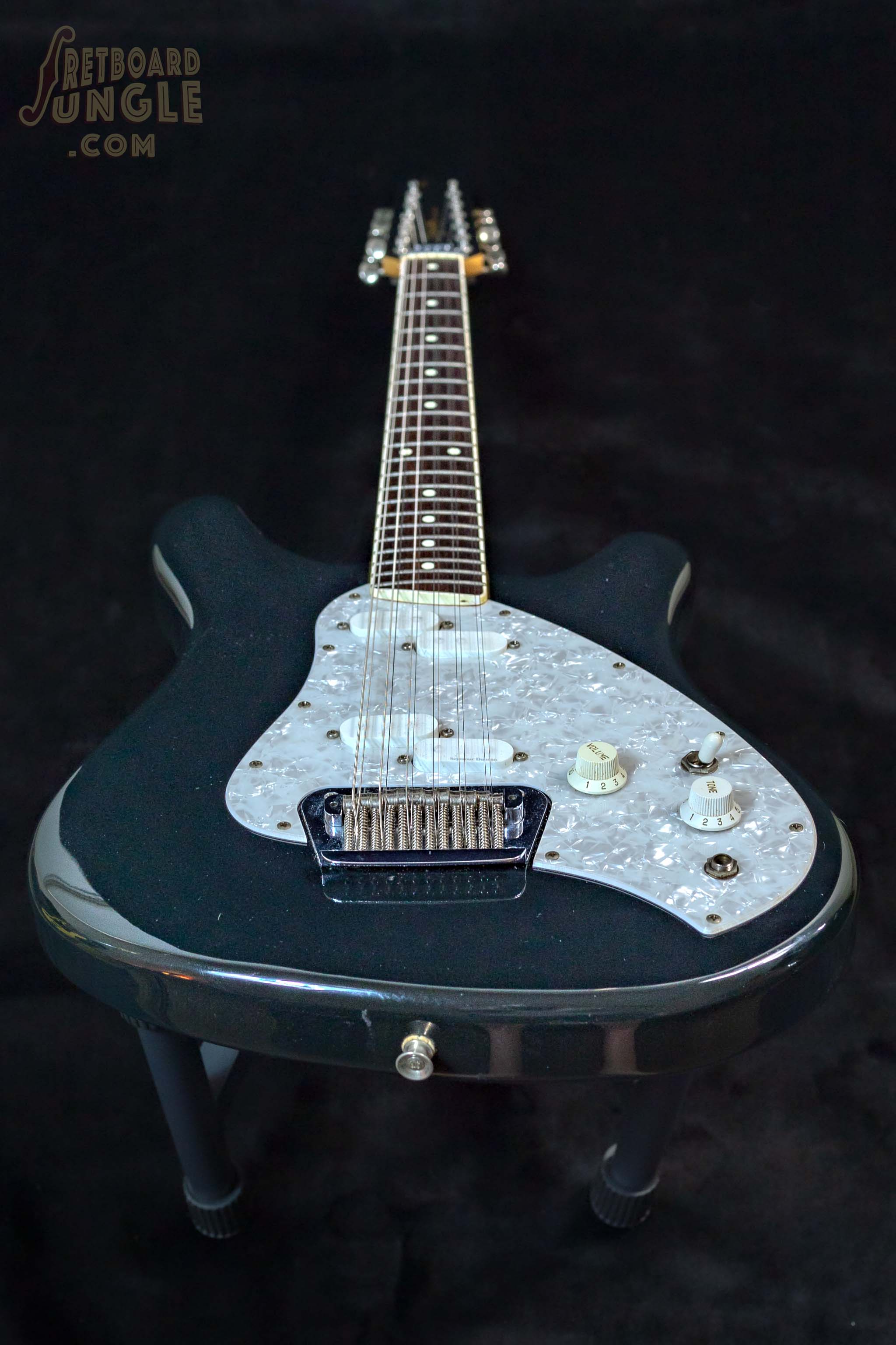 Squier Venus Vista XII 12 String Guitar - Gloss Black - 1997/98
