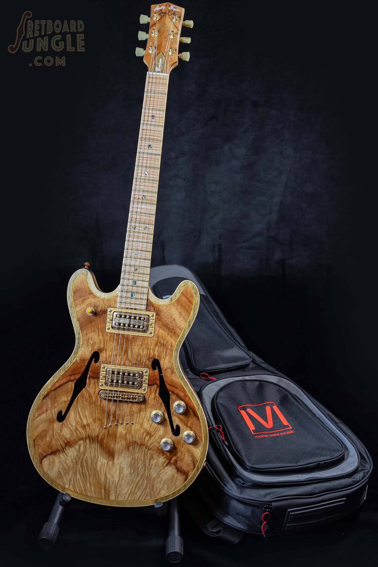 Andy Taylor Custom Semi Hollow  - Natural - 2023 - Australia