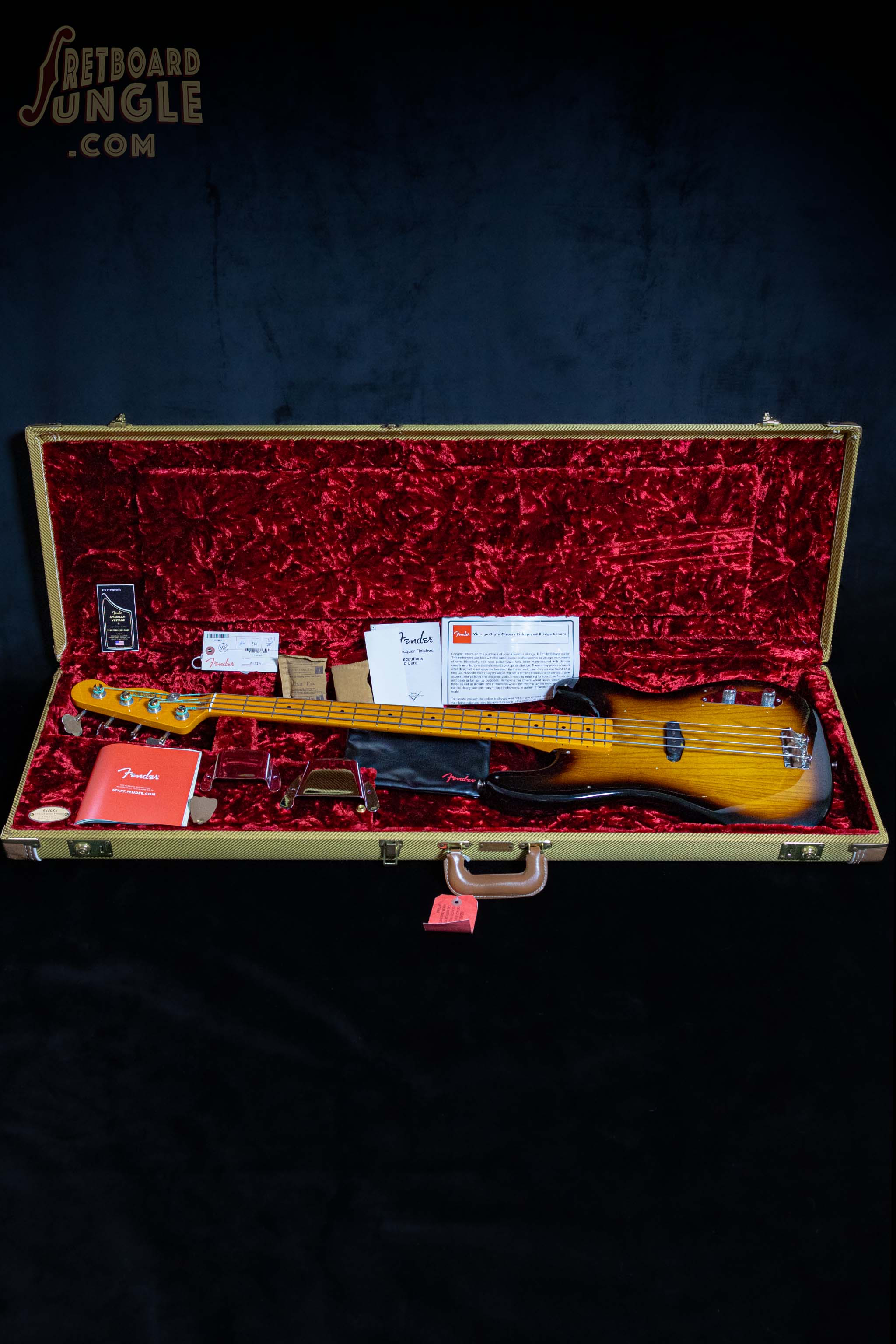 プレシジョンベース 54 リイシュー 2023 USA サンバースト – Fretboard