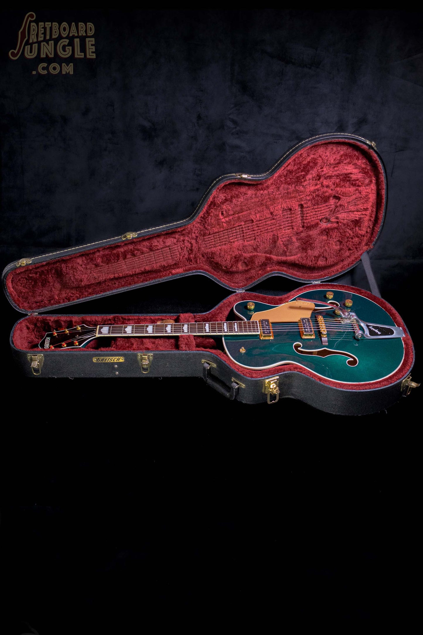 Gretsch Country Club 6196 Hollowbody Guitar | Cadillac Green | Japan | 2004