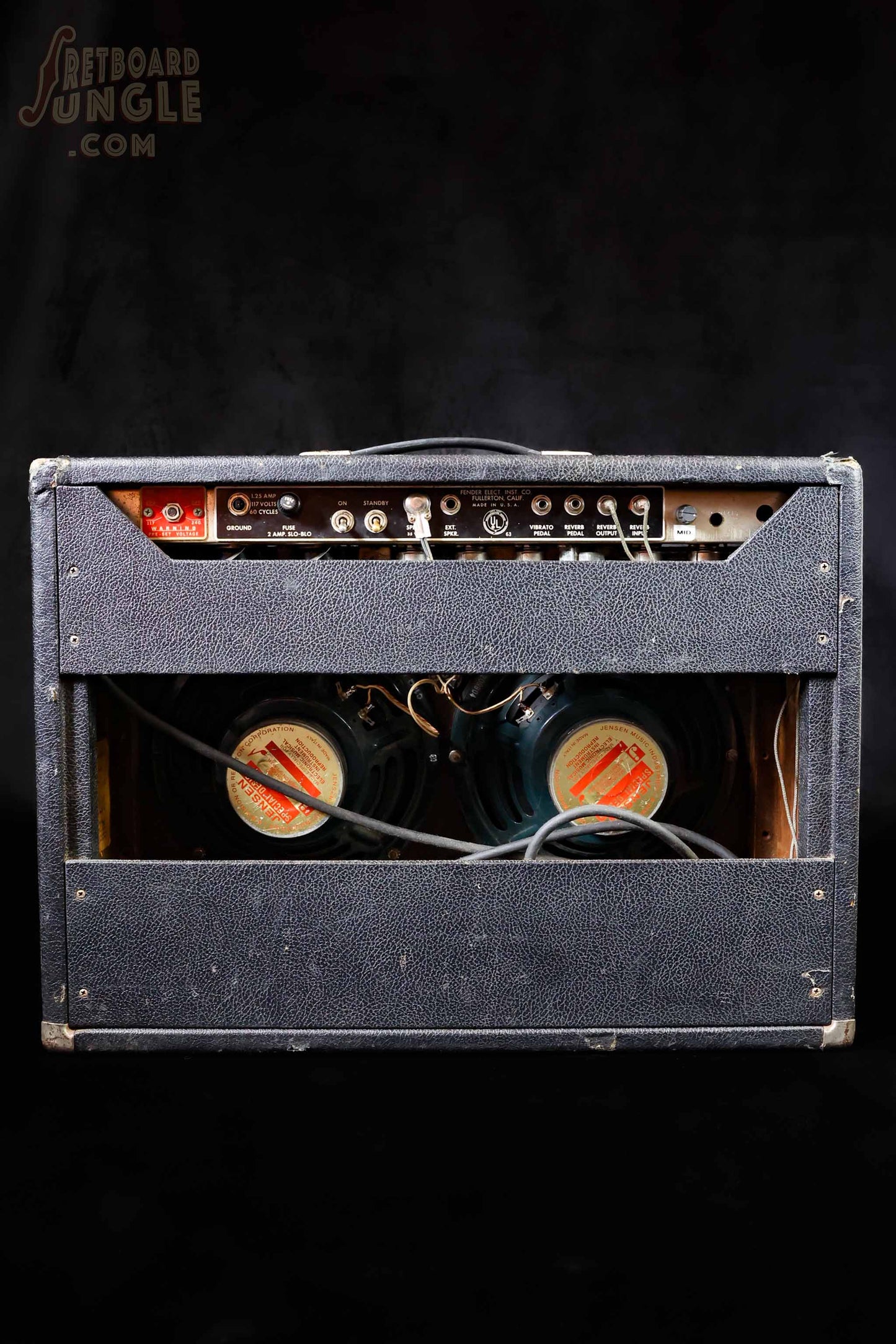 Fender Vibrolux Reverb Amp - Black Tolex - 1965