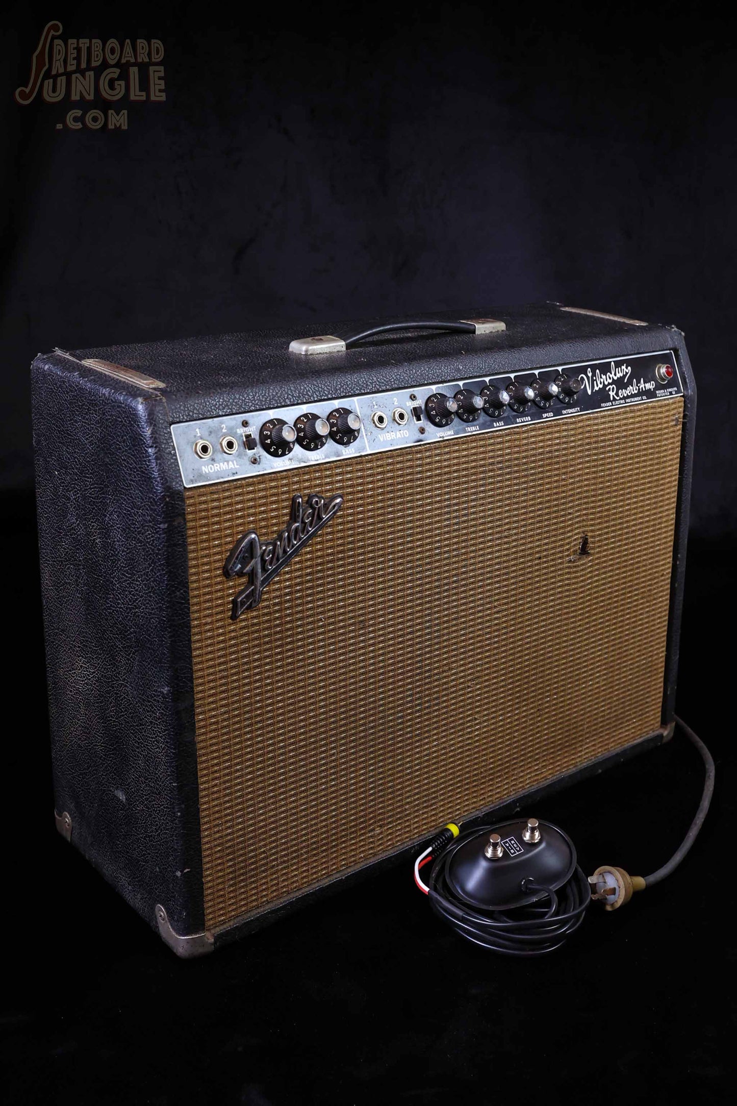 Fender Vibrolux Reverb Amp - Black Tolex - 1965