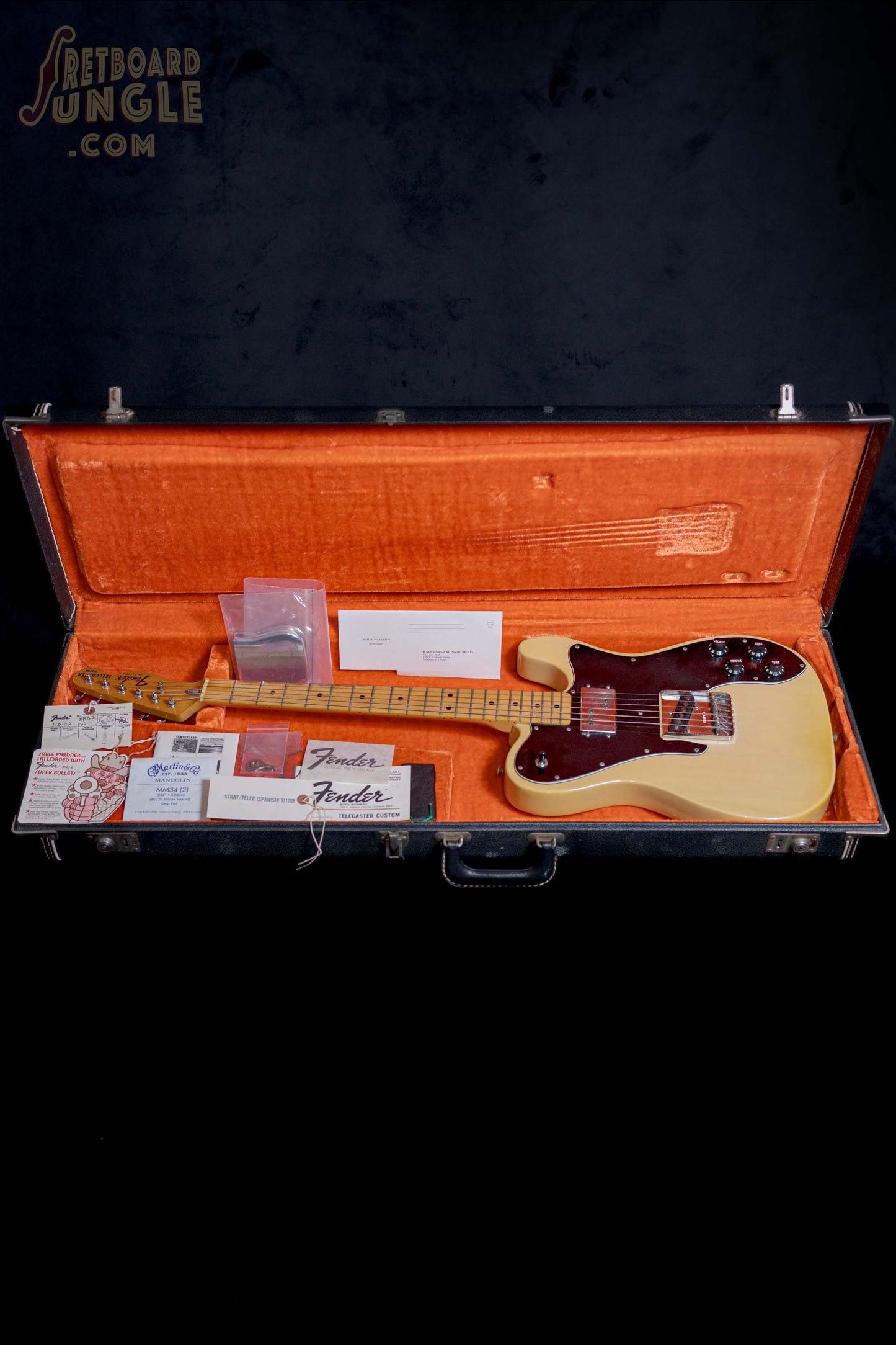 Fender Telecaster Custom Electric Guitar | Blonde | USA | 1978