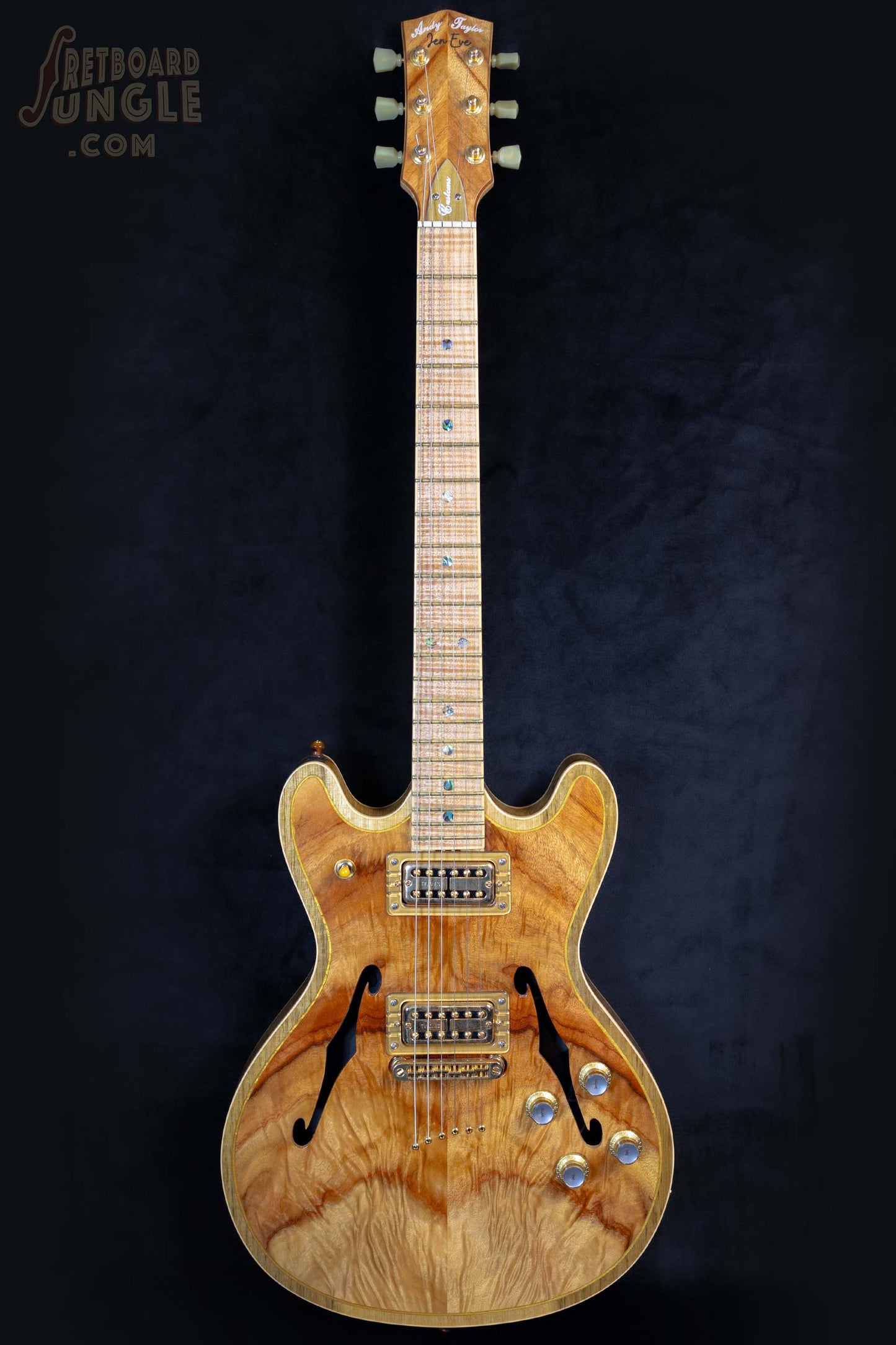 Andy Taylor Custom Semi Hollow  - Natural - 2023 - Australia