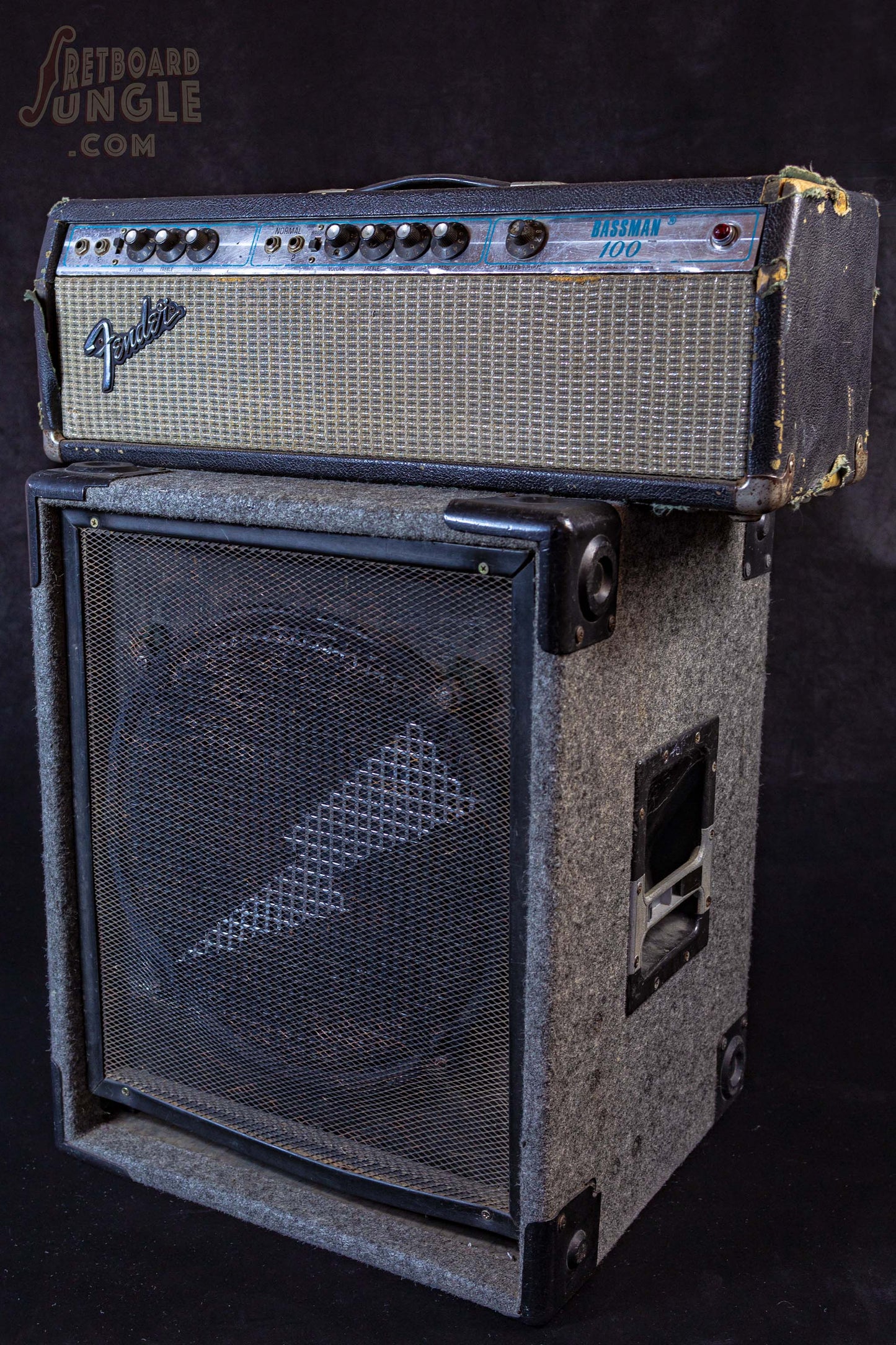 1975 Fender Bassman and EV Cab