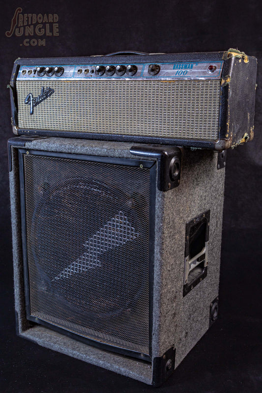 1975 Fender Bassman and EV Cab