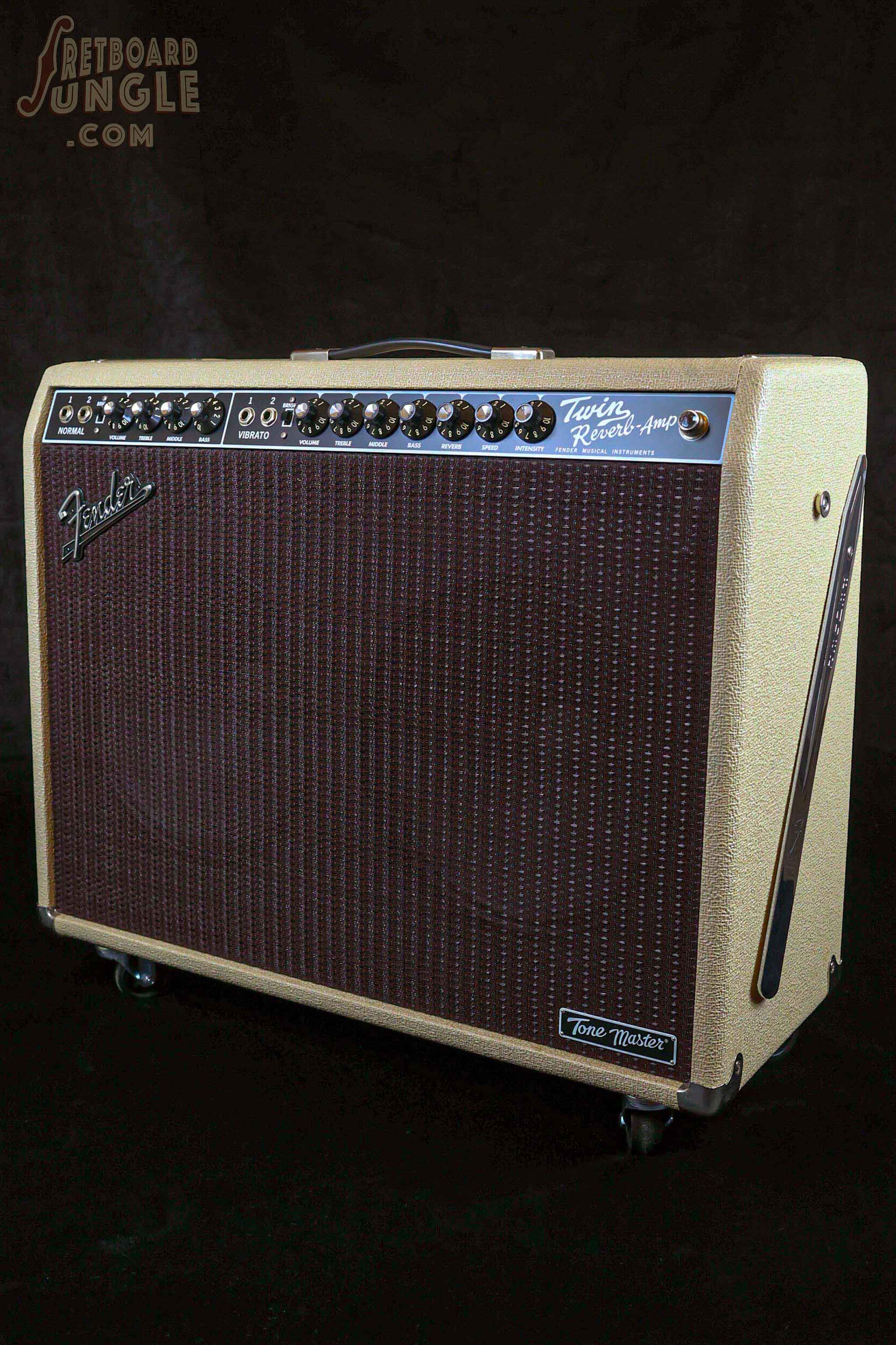 Fender Twin Reverb Tone Master 2 X 12 Guitar Amp - Blonde - 2021 ...