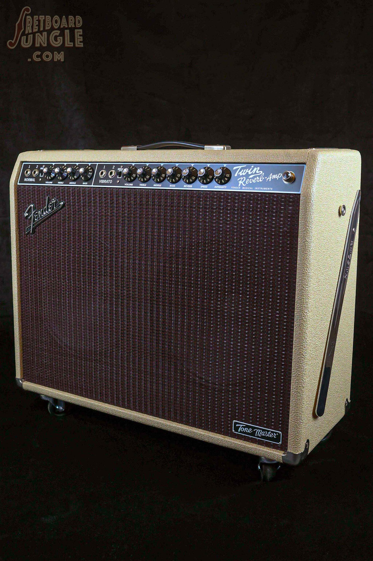 Fender Twin Reverb Tone Master 2 X 12 Guitar Amp - Blonde - 2021