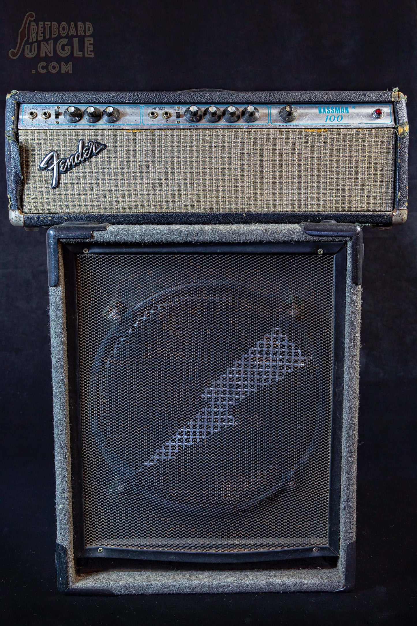 1975 Fender Bassman and EV Cab