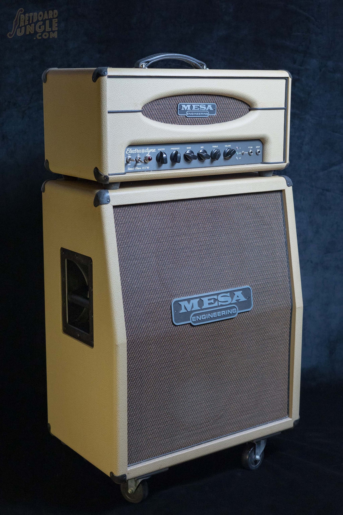 Mesa Boogie Electra Dyne Head and 2 x 12 2FB Cabinet | Tan Bronco Tolex | 2009