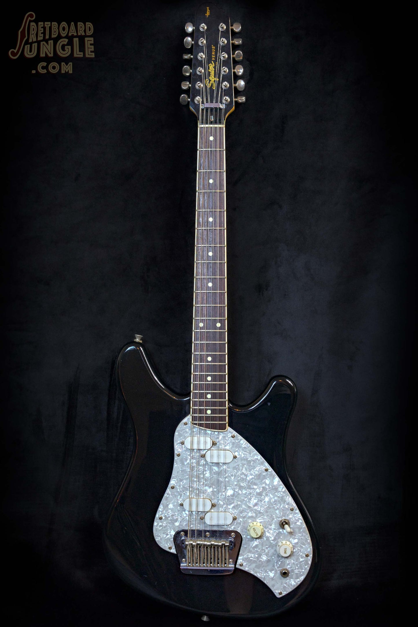 Squier Venus Vista XII 12 String Guitar -  Gloss Black - 1997/98