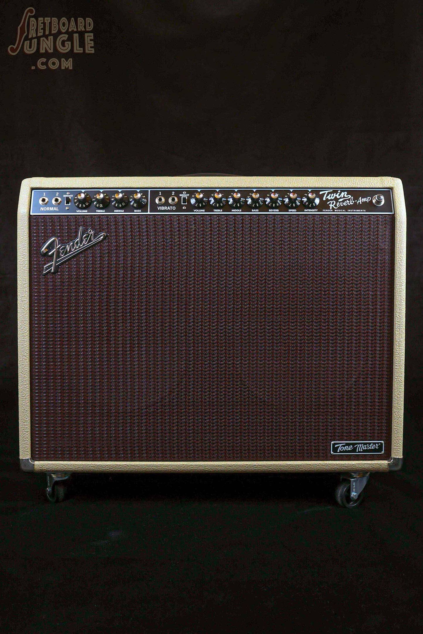 Fender Twin Reverb Tone Master 2 X 12 Guitar Amp - Blonde - 2021