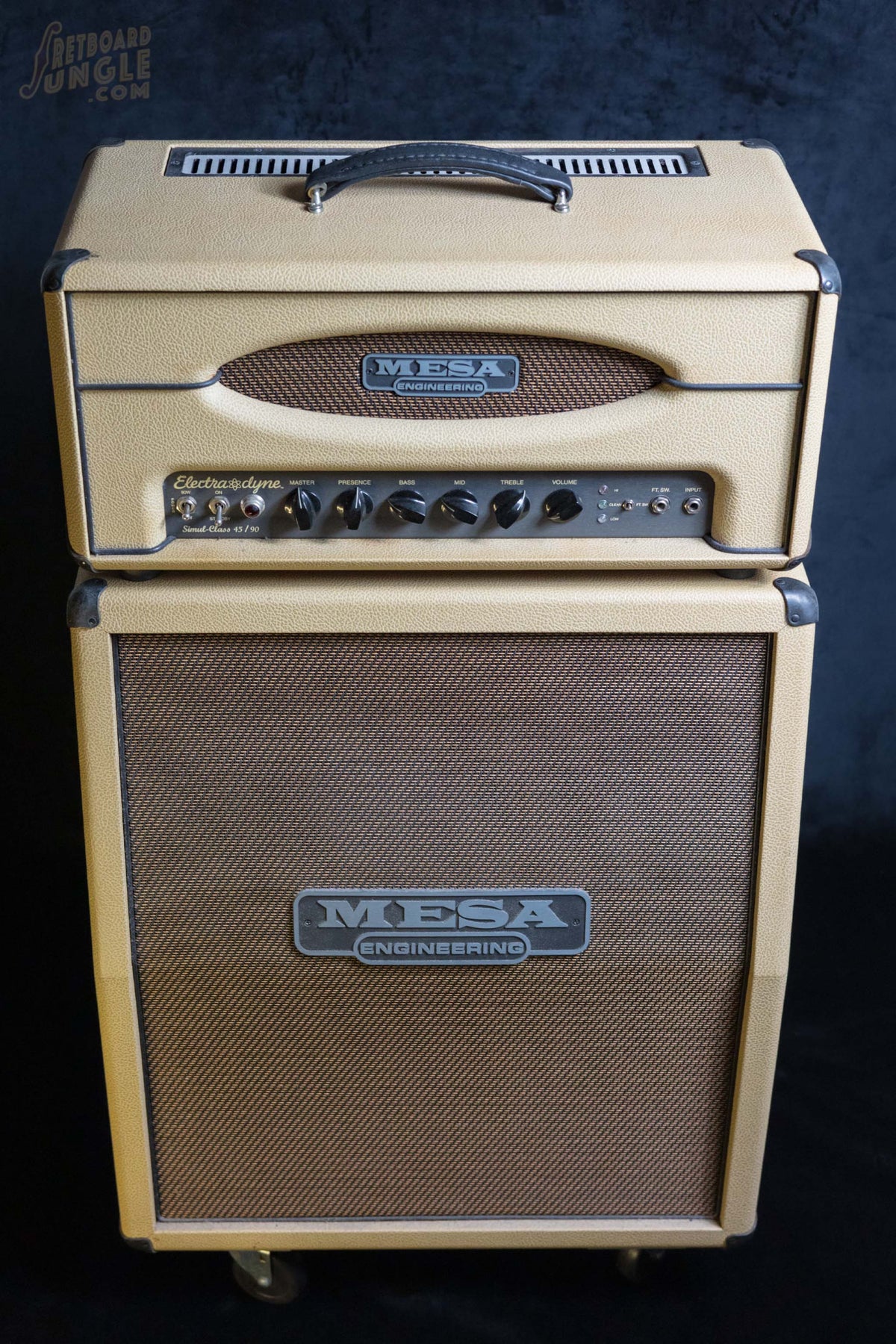Mesa Boogie Electra Dyne Head and 2 x 12 2FB Cabinet | Tan Bronco Tolex | 2009