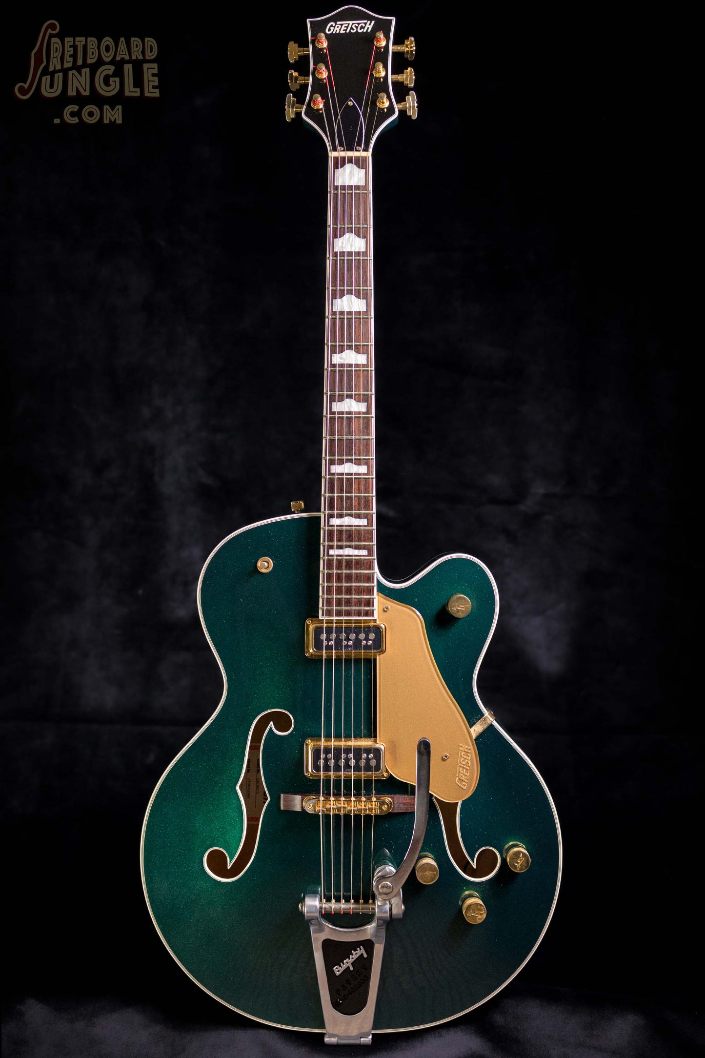 Gretsch Country Club 6196 Hollowbody Guitar | Cadillac Green | Japan | 2004
