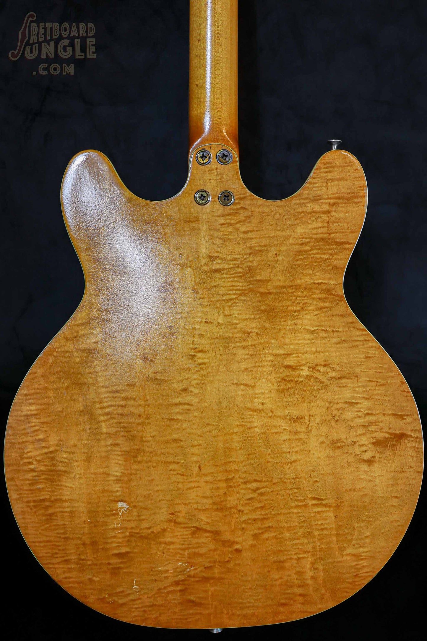 Harmony H-75 Hollow Body Guitar - Natural - 1962