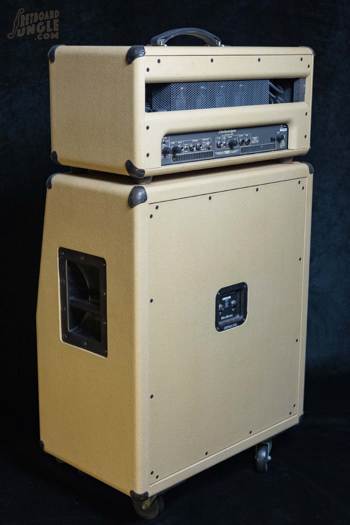Mesa Boogie Electra Dyne Head and 2 x 12 2FB Cabinet | Tan Bronco Tolex | 2009